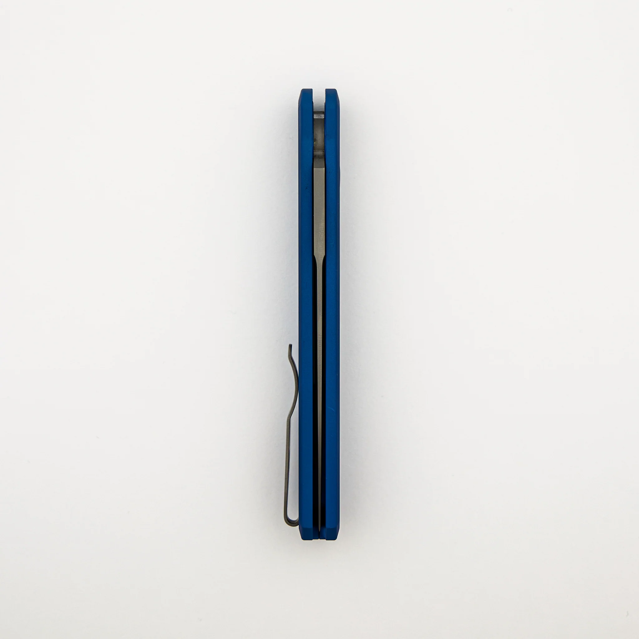 GODFATHER – Solid Blue Handle – Blasted 154CM Plain Edge Blade 920-Blue - Image 5