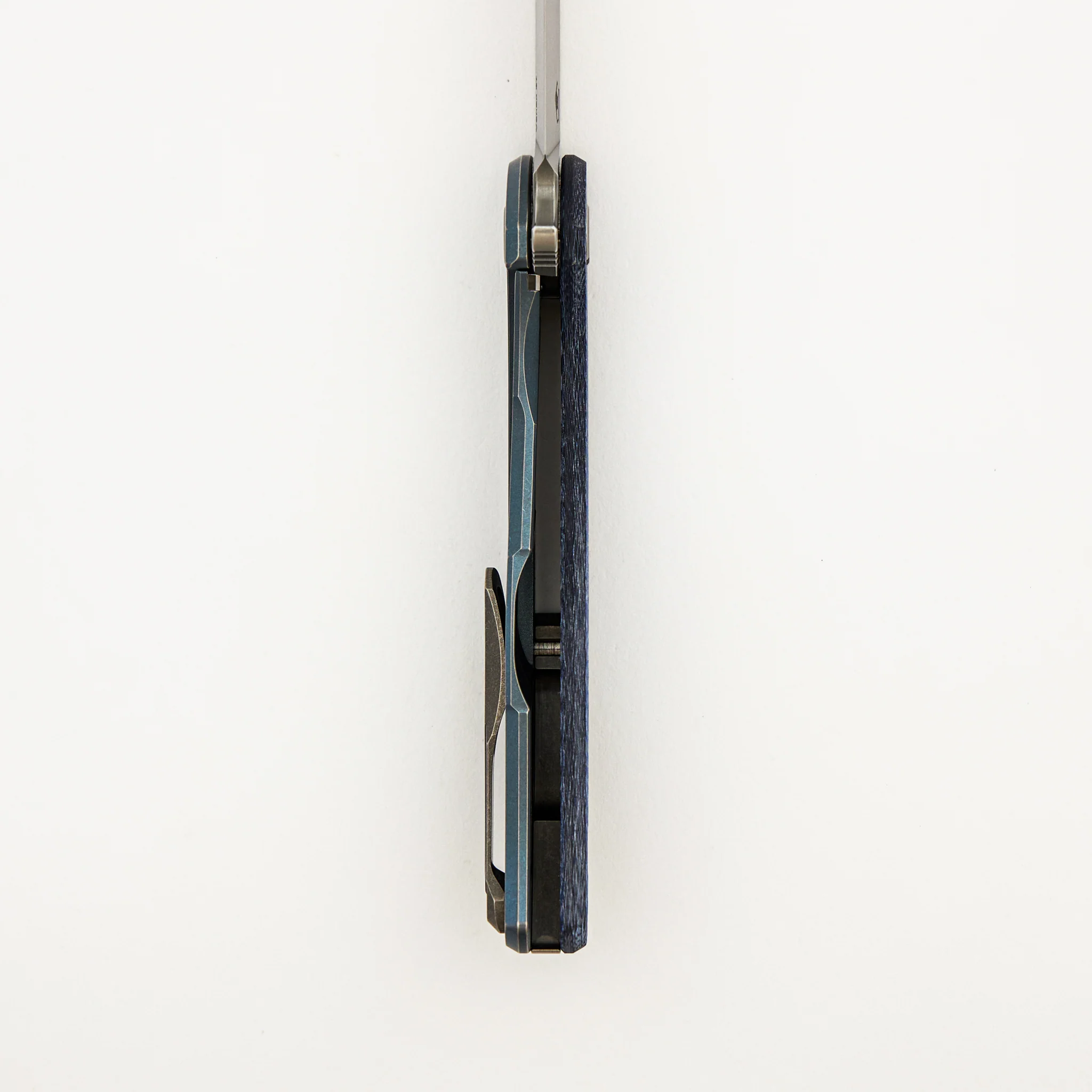 Hati - Dark Blue Twill Carbon Fiber Handle - Vanax 37 Blade - MRBS - Image 6