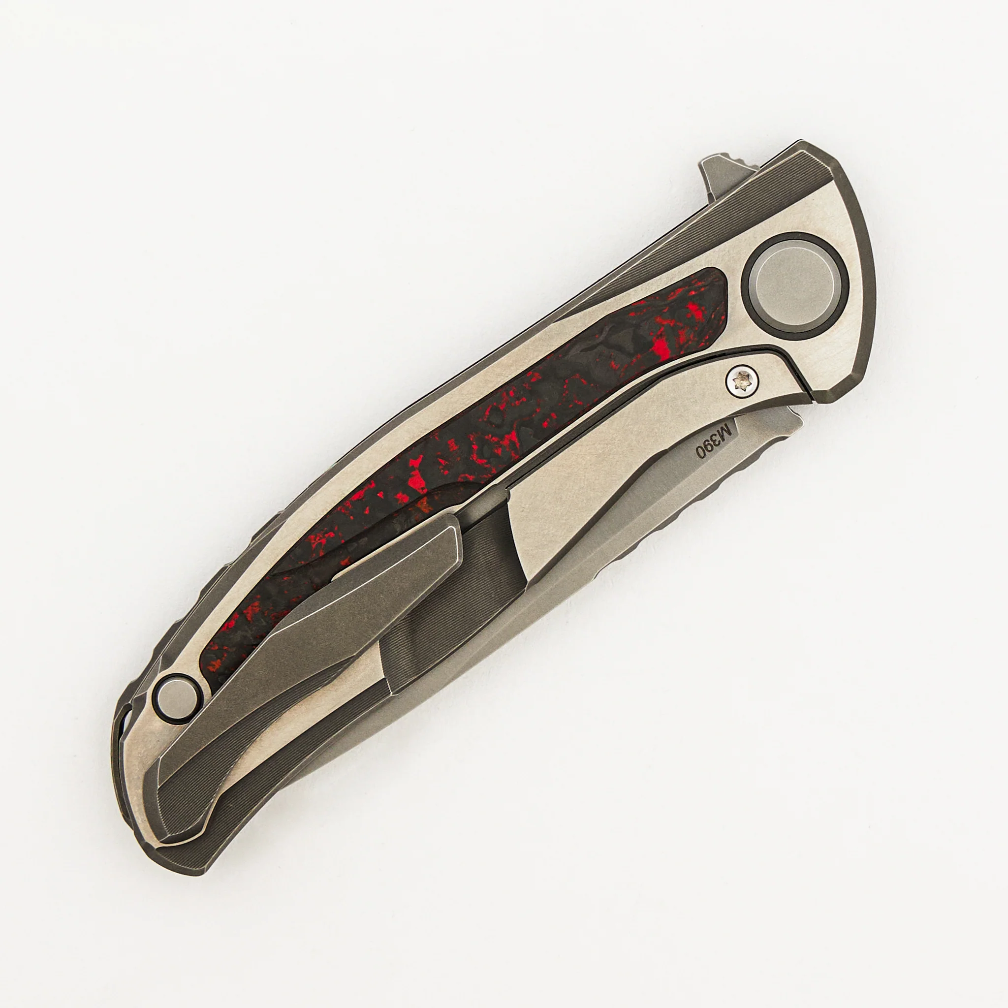 Hati Gen 3 - M390 Blade - Red TechnoCarbo - MRBS - Image 4