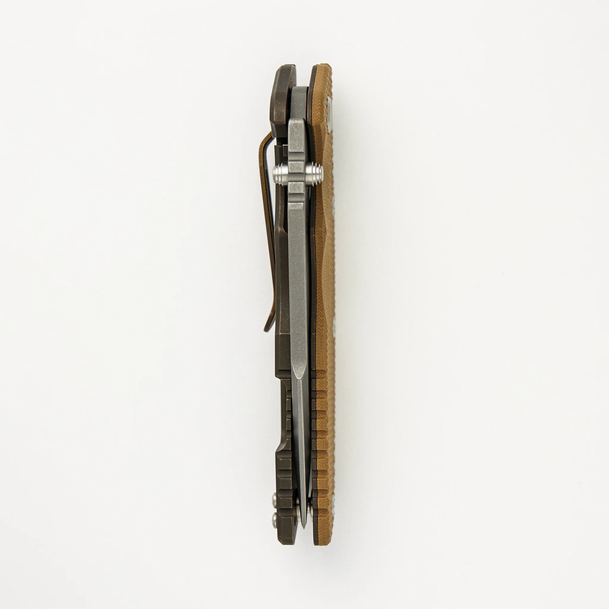 Eklipse 3.5" - S45VN Harpoon Spanto - Tri-Way - Battle Bronze - Coyote G10 - Image 5