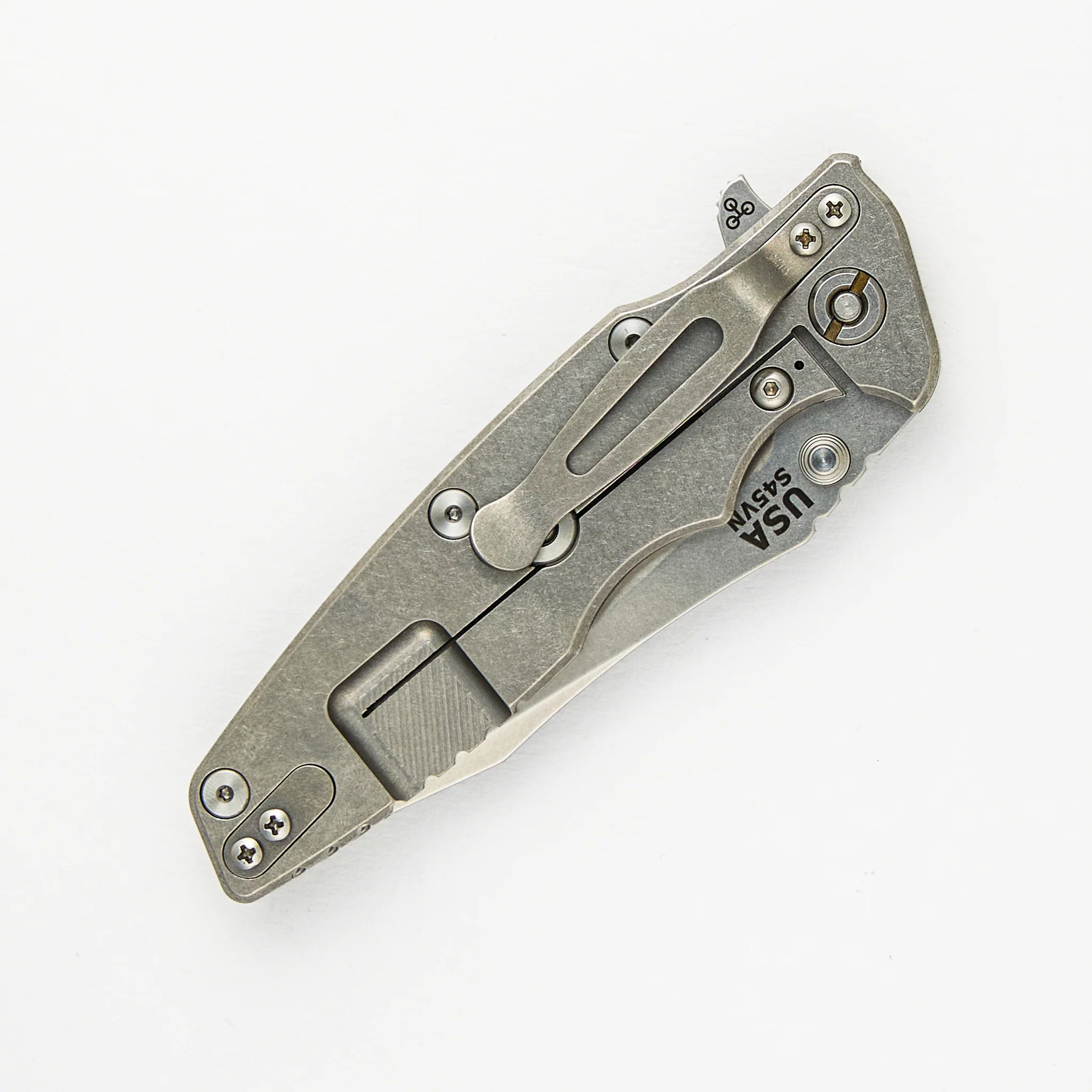 Eklipse 3.5" - S45VN Spearpoint - Tri-Way - Stonewash - OD Green G10 - Image 4