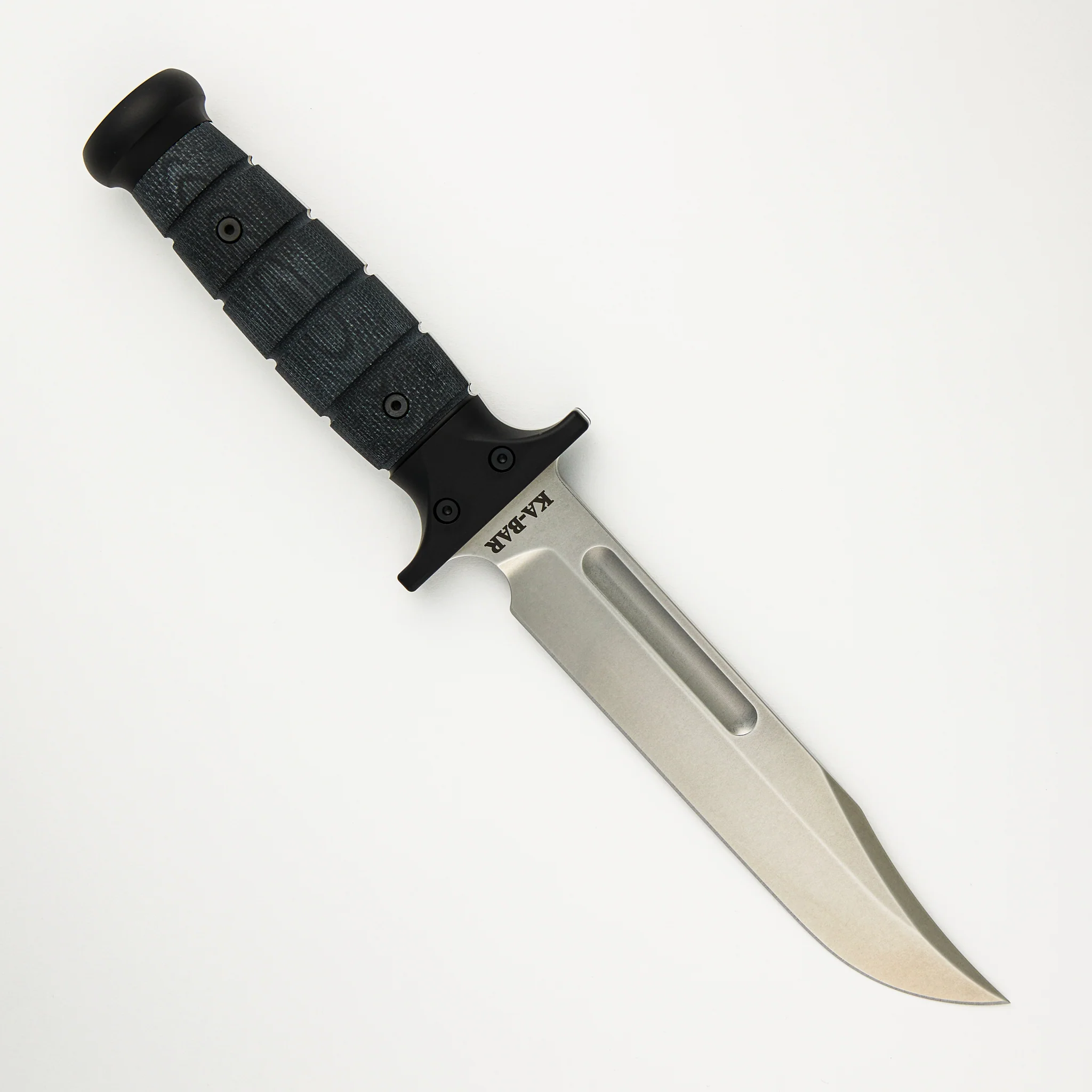 Kabar 3V Stonewash Double Black Micarta - Image 2
