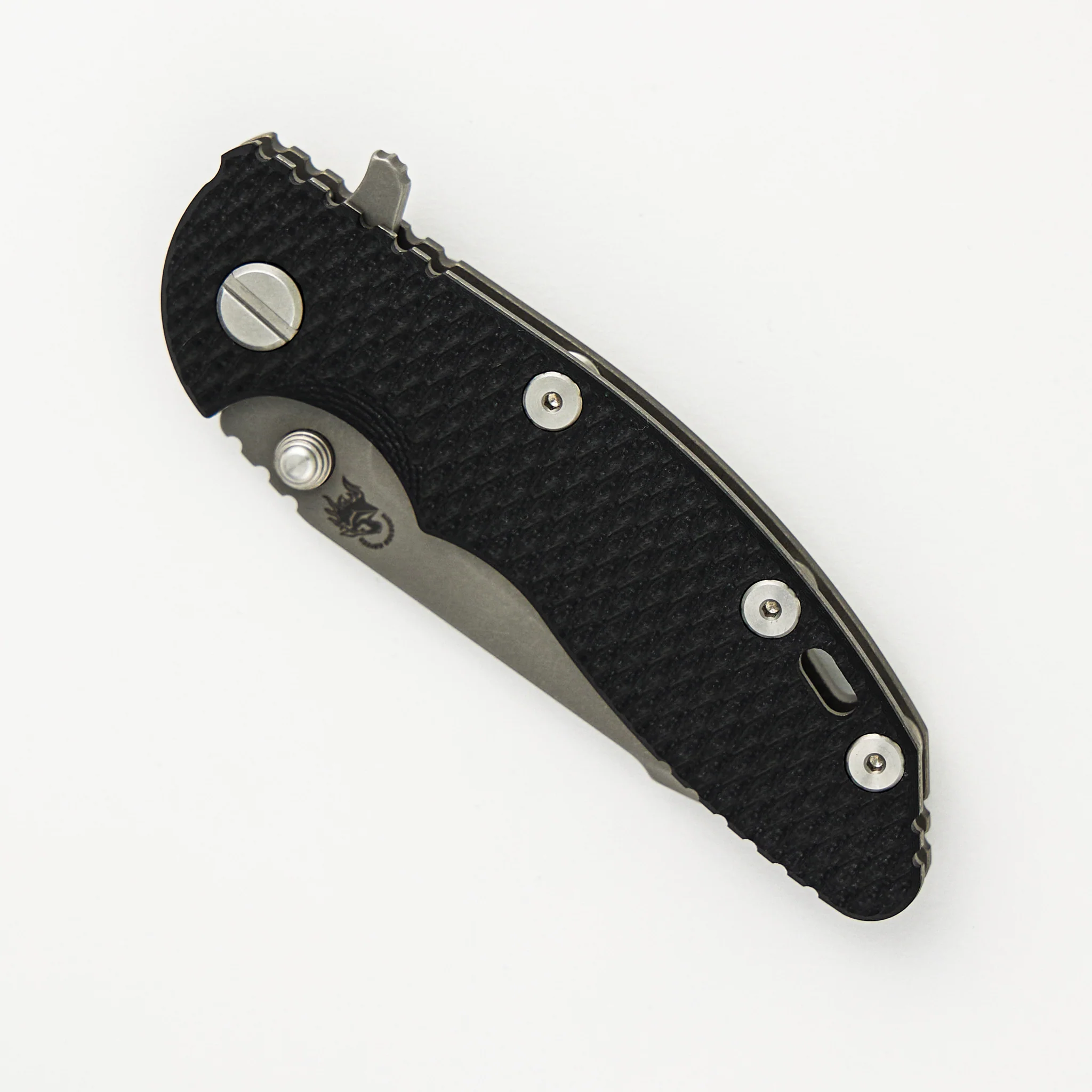 XM-18 3.0" S45VN Harpoon Tanto Tri-Way Working Finish Black G10 - Image 3