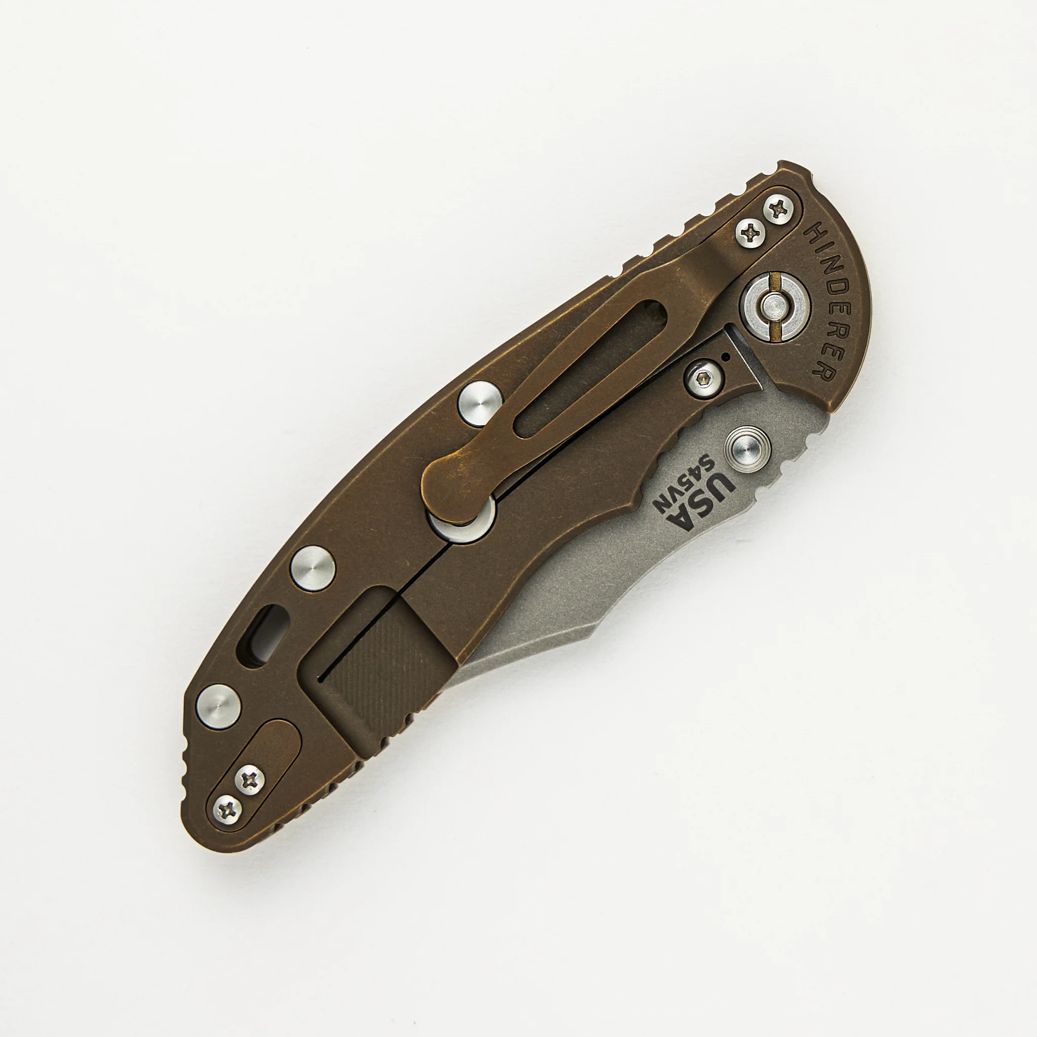 XM-18 3.5″ - Bowie S45VN - Non Flipper - Tri-Way - Battle Bronze - Coyote G10 - Image 4