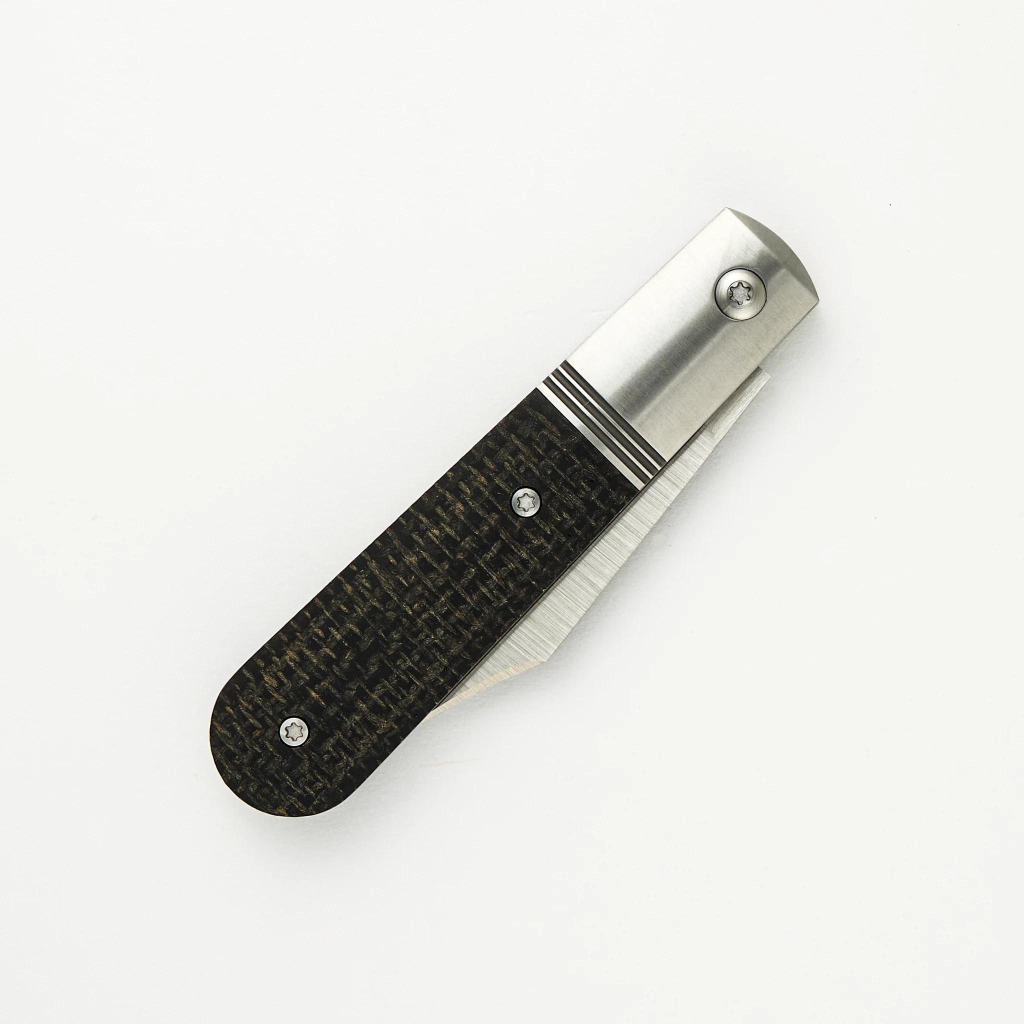Big Bro Jack - Black Burlap Micarta - Image 4