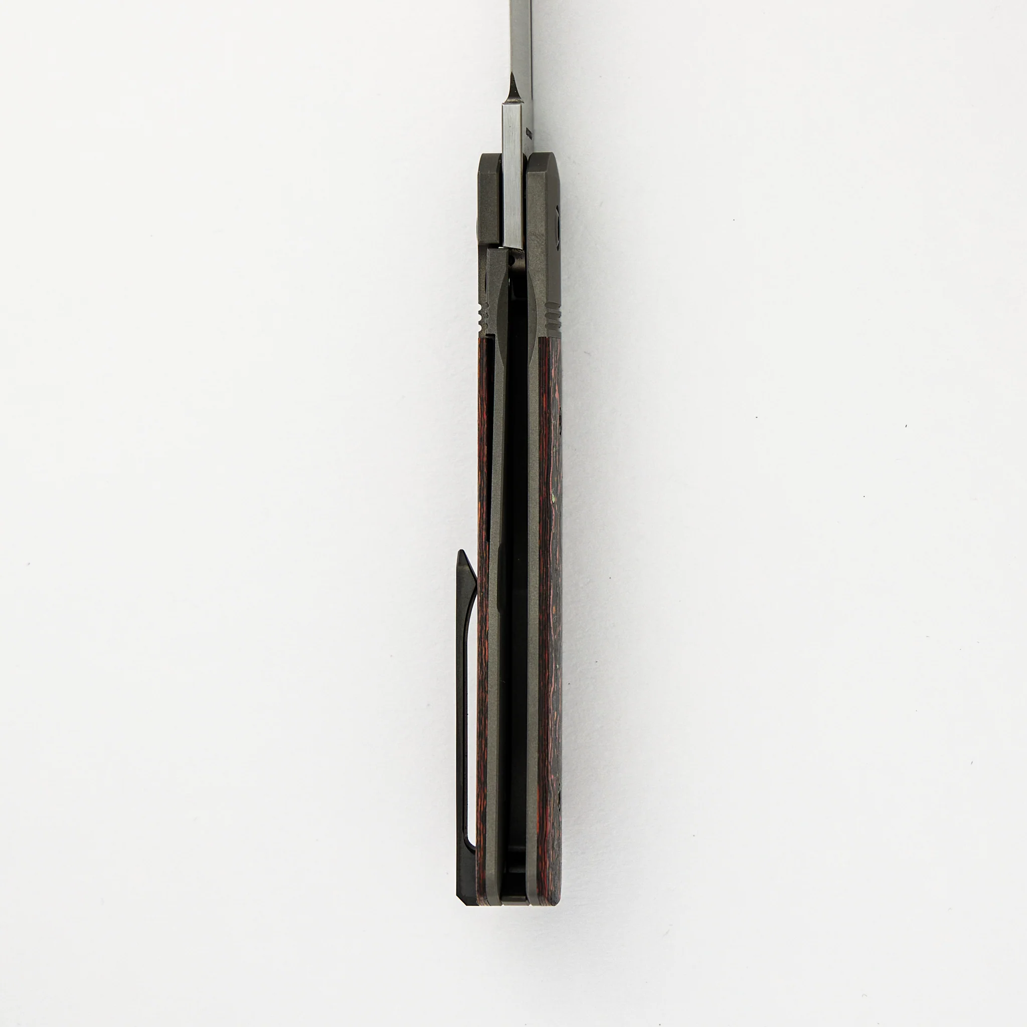 The Benny - Mars Valley Fat Carbon Handle - Belt Satin Lannys Clip Blade - Image 6