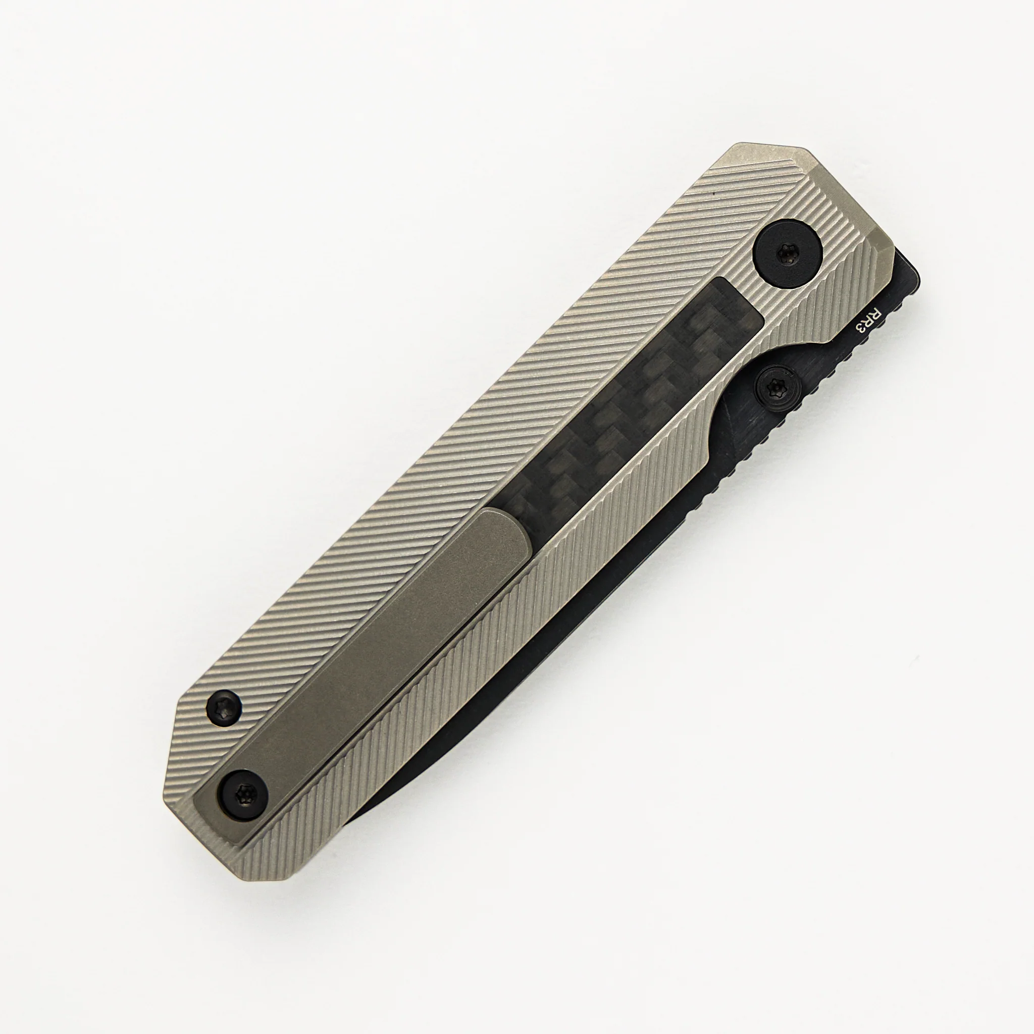 RR3 - Classic Stonemilled - DLC Belt Satin Vanax SuperClean Blade - Milled Clip - Image 4