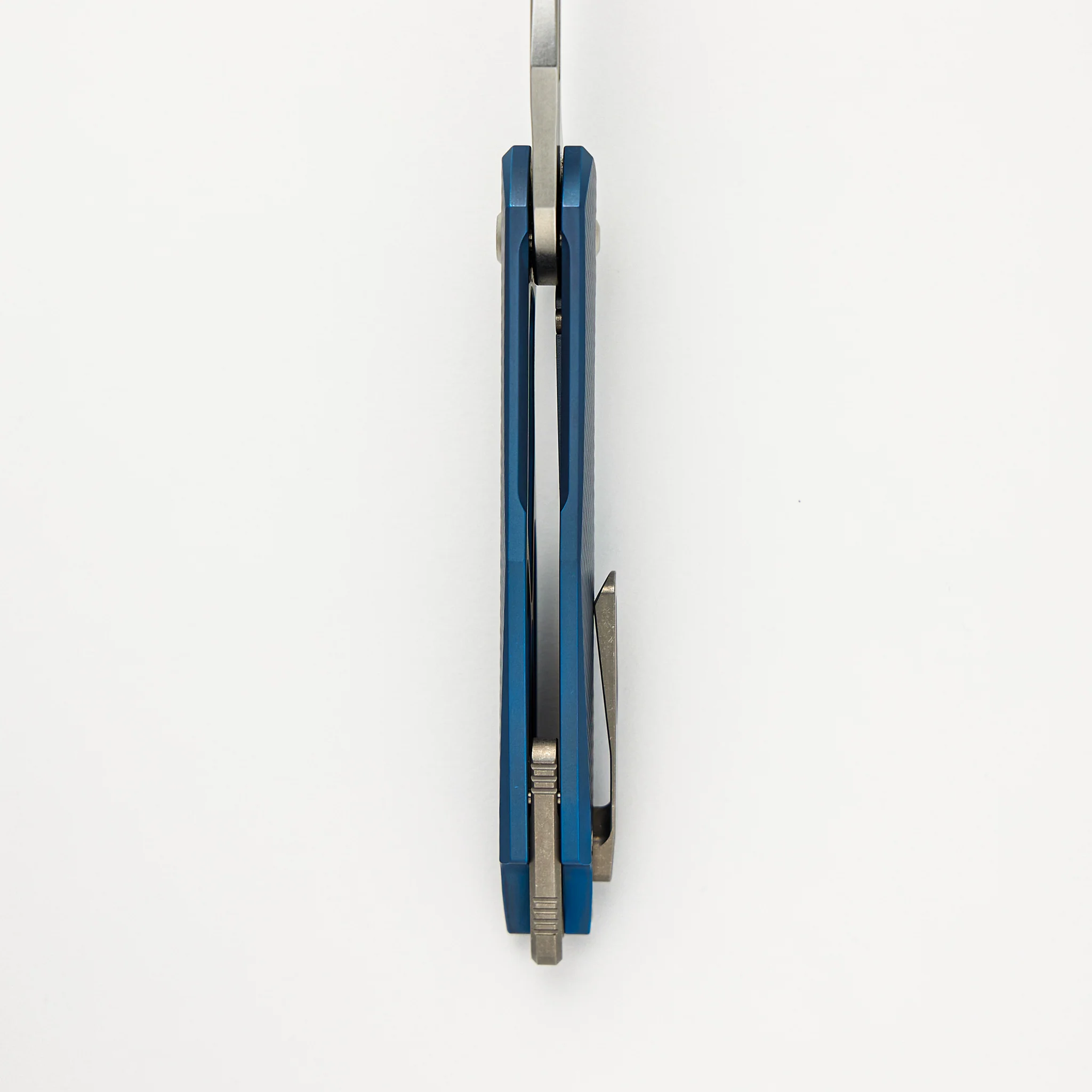 Mini Arius - Blue Corda Titanium Handle - M390 Blade - Image 7