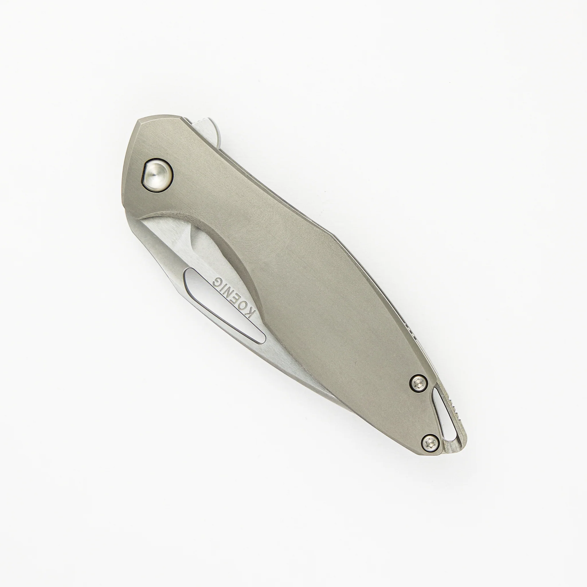 Mini Arius - Smooth Titanium Handle - M390 Blade - Image 3