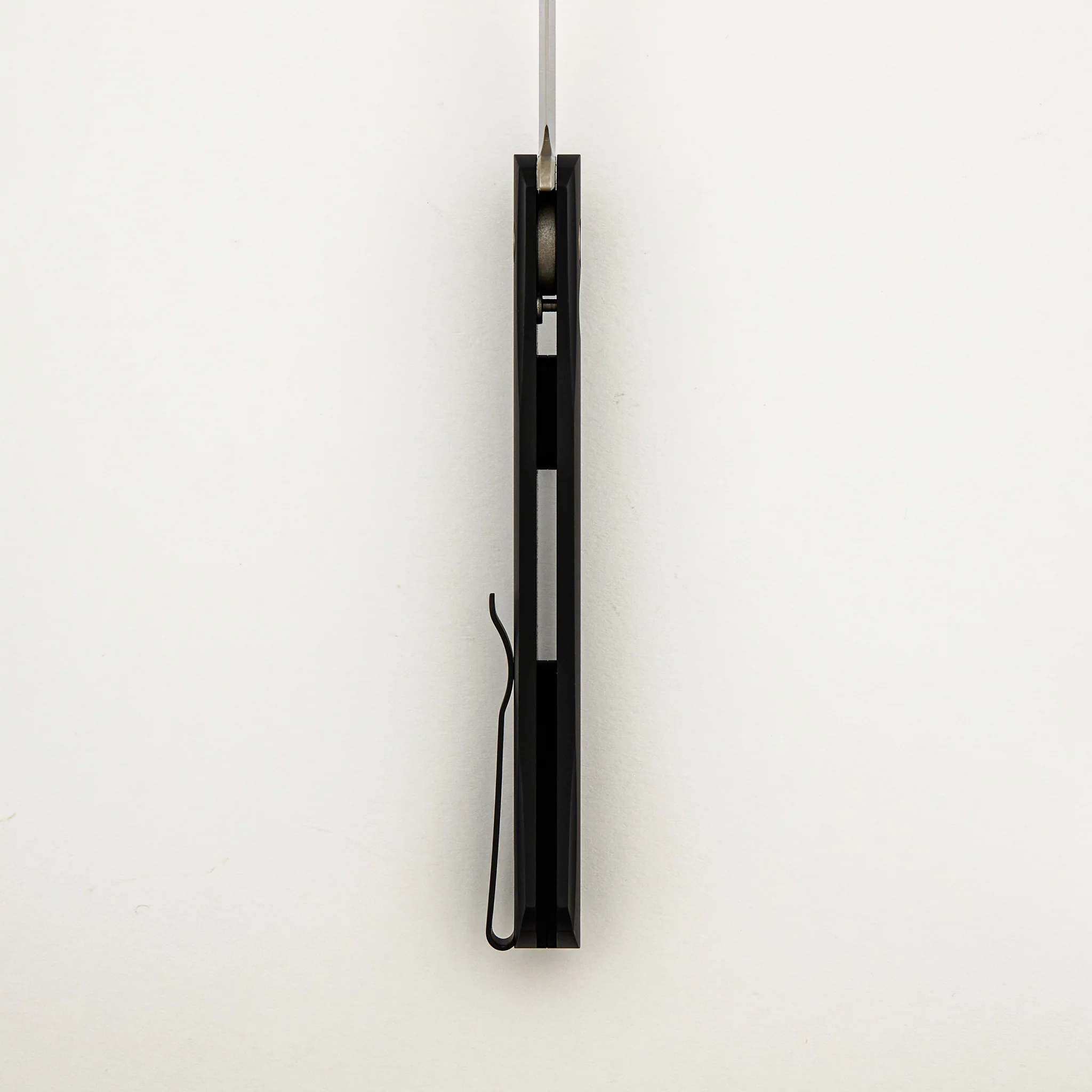 Large Don - 1921-MOP - Black Aluminum Handle - Satin Blade - Image 5