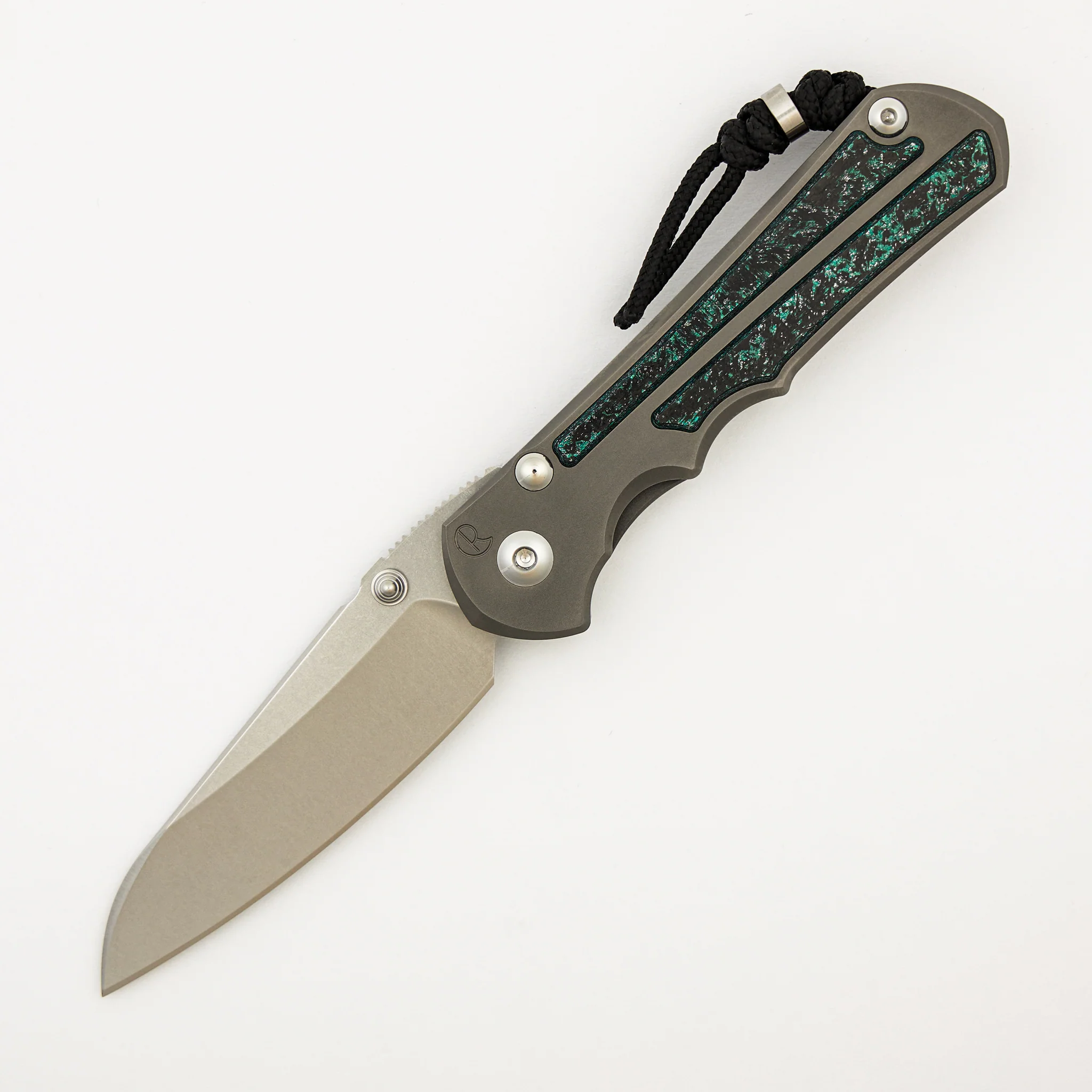 Large Inkosi - Teal Magnetic CarboTi Inlay - Insingo CPM MagnaCut Blade - MIM Clip - 2025 R1 Invitational
