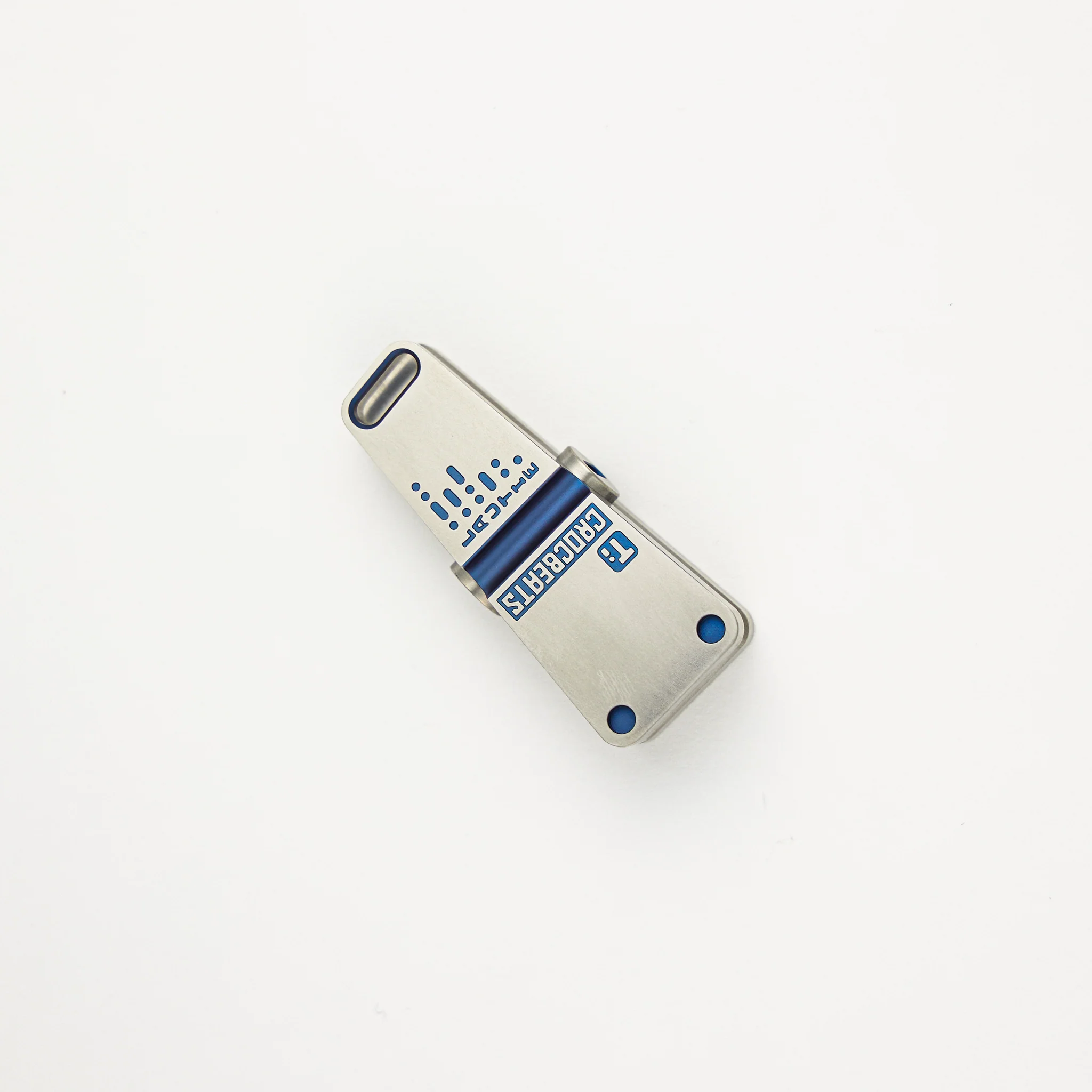 Crocbeats Clicker - Magnetic Fidget Toy - Spy Wars Series - Titanium Blue - Image 2