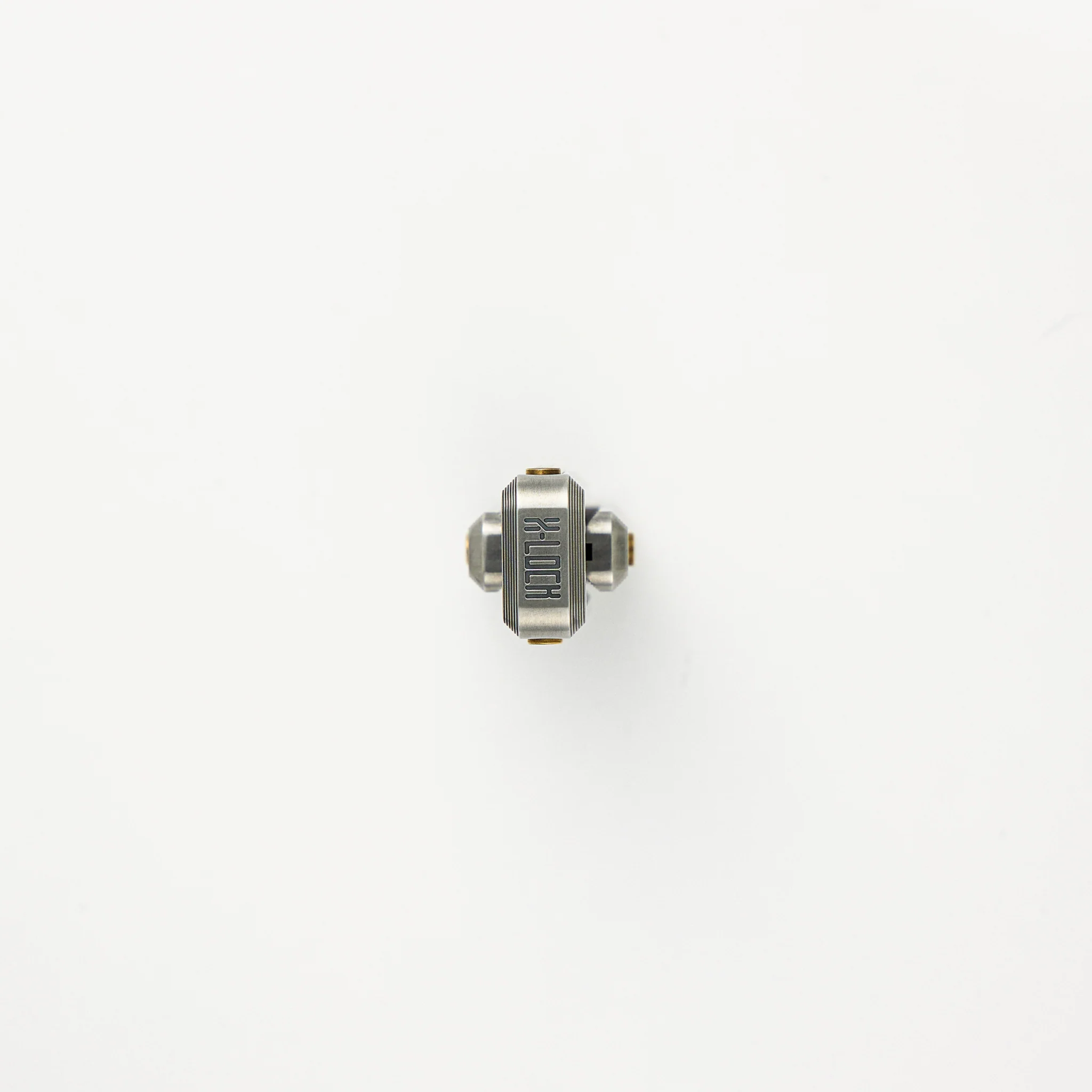 X-Lock 2.0 Fidget Slider - Spy Wars Series - Stainless Steel/Brass - Image 5