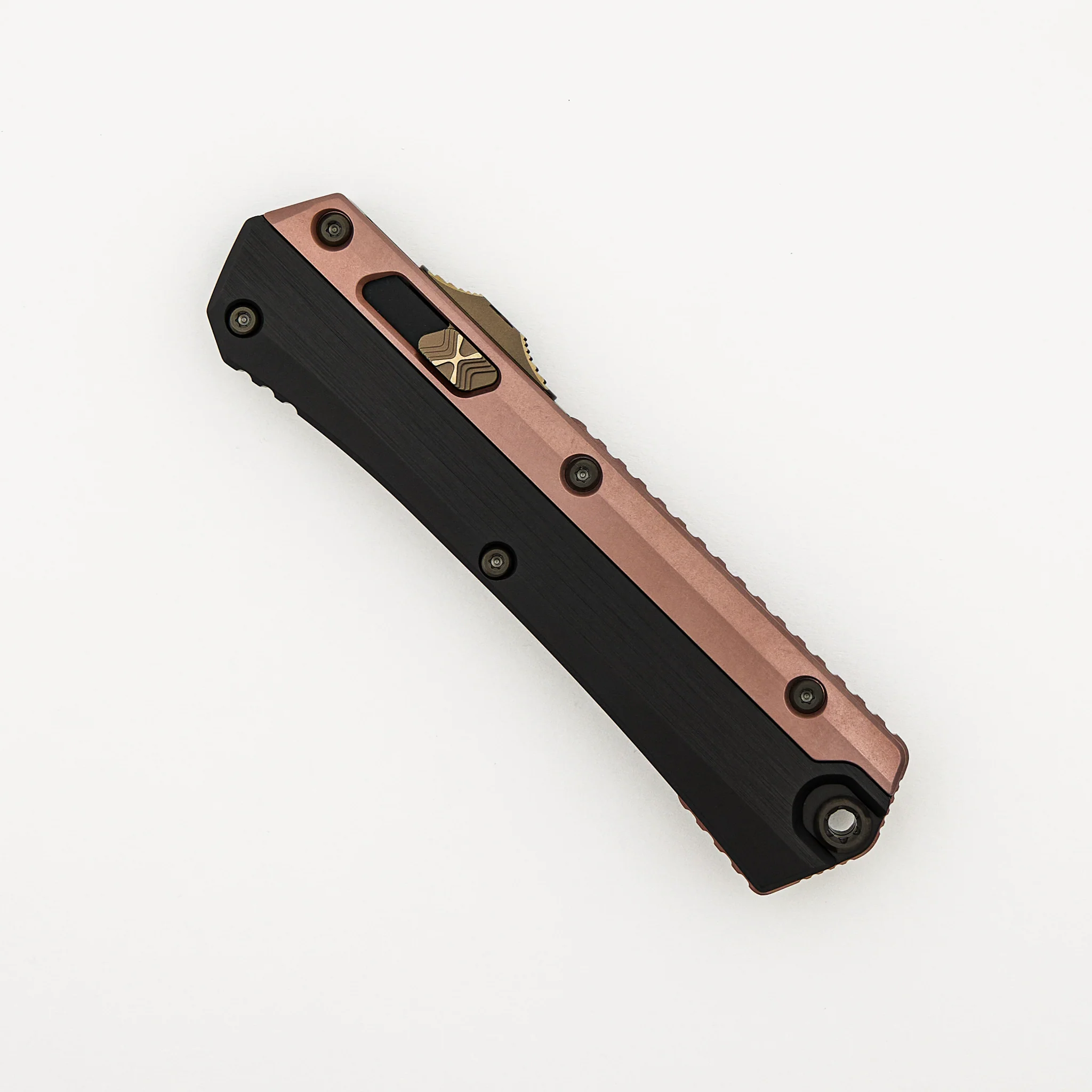 "Marfione Select" Glykon - Bayonet Baker Forge Coppermai - Hefted Alloy w/ Rose Gold PVD Accents - DLC Hard Cut w/ Bronze Ti Accent - Image 3