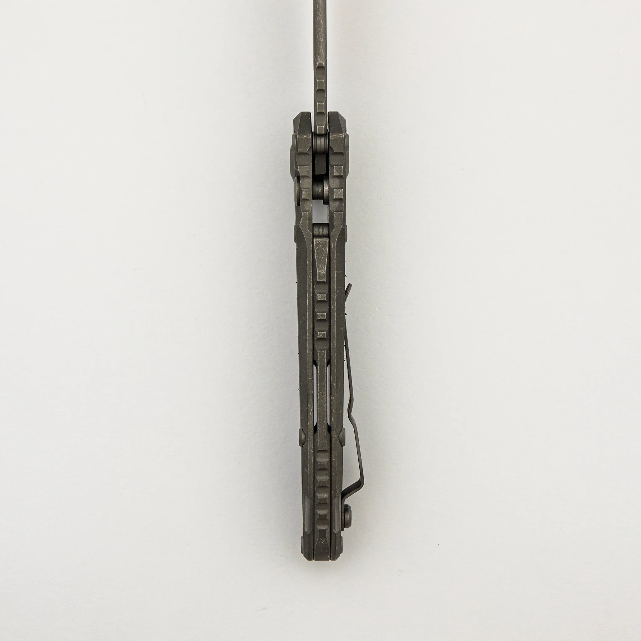 "Marfione Select" L.U.D.T. T/E Apocalyptic Finish Titanium W/ Textured Inlay 1136-10APMS2 - Image 7