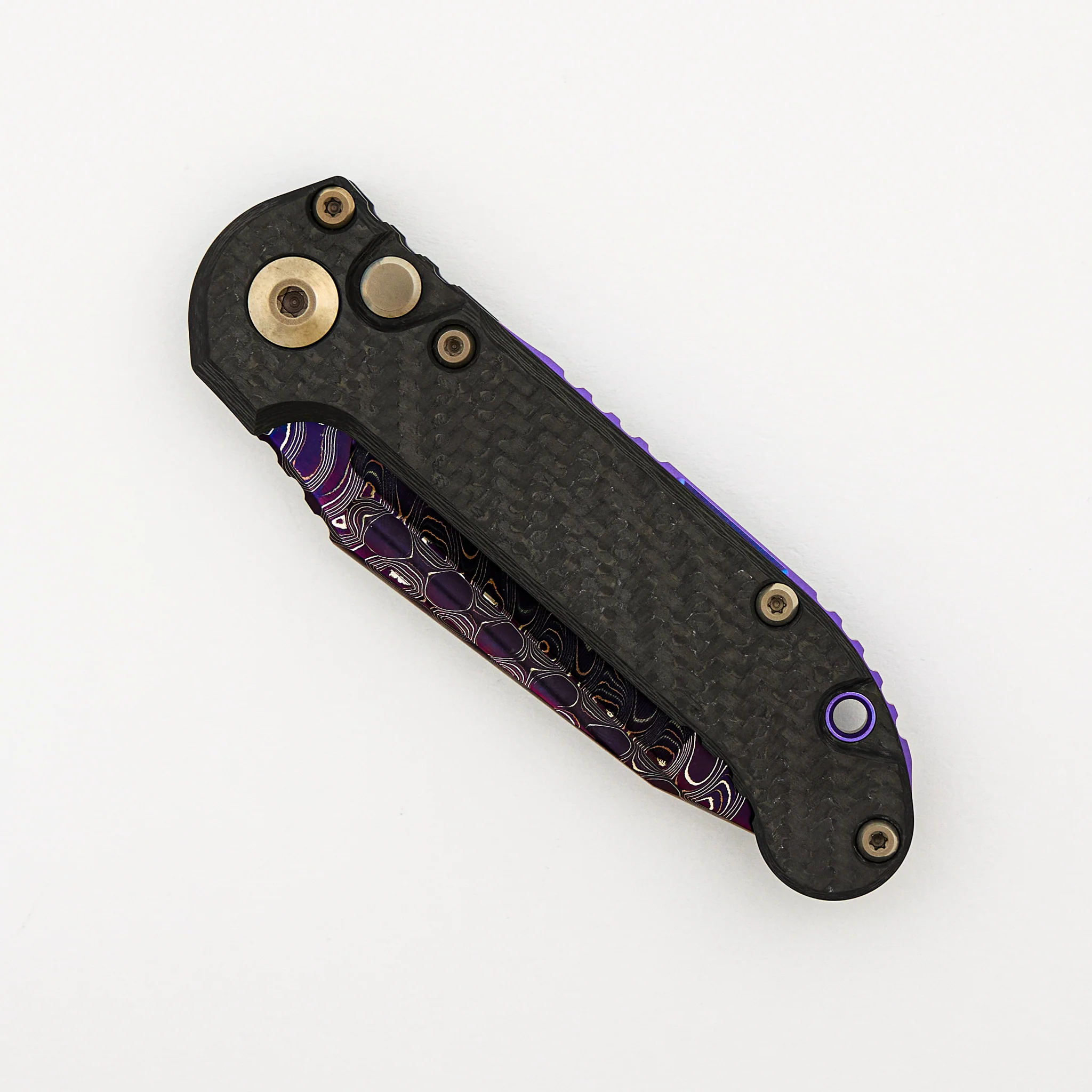"Marfione Select" L.U.D.T. T/E Blued Baker Forge Coppermai Carbon Fiber Bronzed Hard Cut Hardware & Purple Accents 1136-16MS3 - Image 3