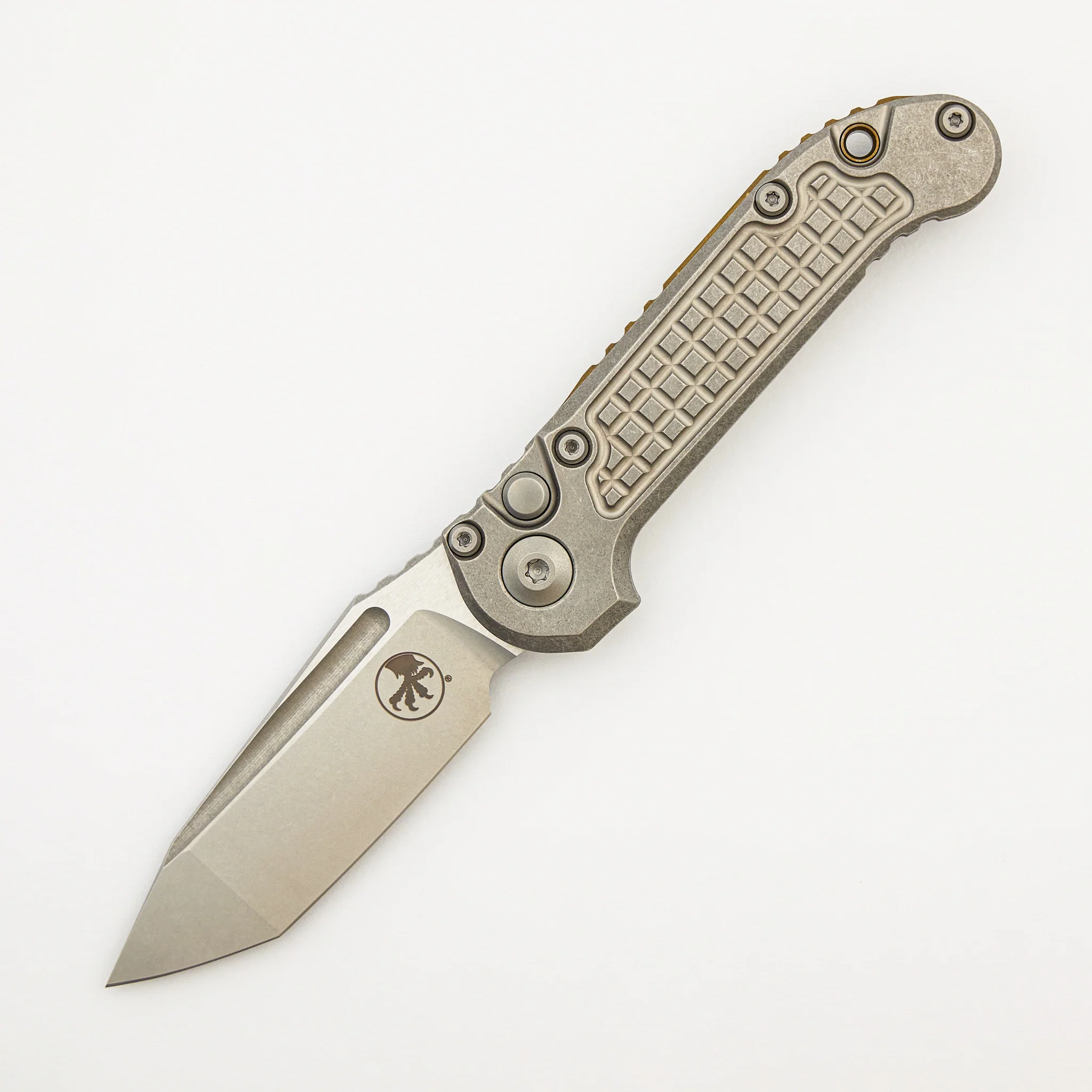 "Marfione Select" L.U.D.T. T/E Stonewash Finish Frag Pattern Titanium W/ Bronze Titanium Accent 1136-10FRMS1