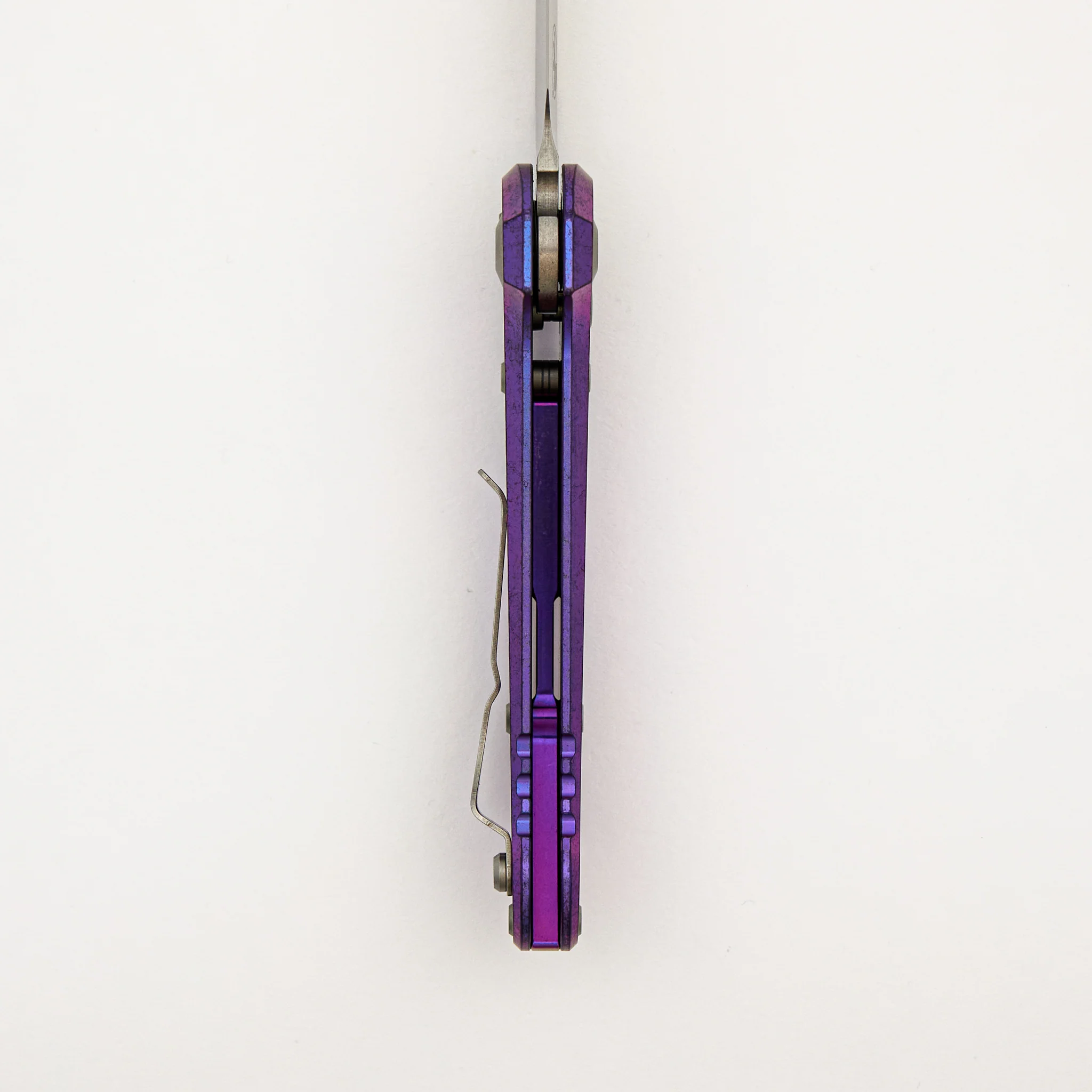 "Marfione Select" L.U.D.T. T/E Stonewash Finish Purple Haze Anodized Frag Pattern Titanium W/ Purple Accent 1136-10FRMS5 - Image 6