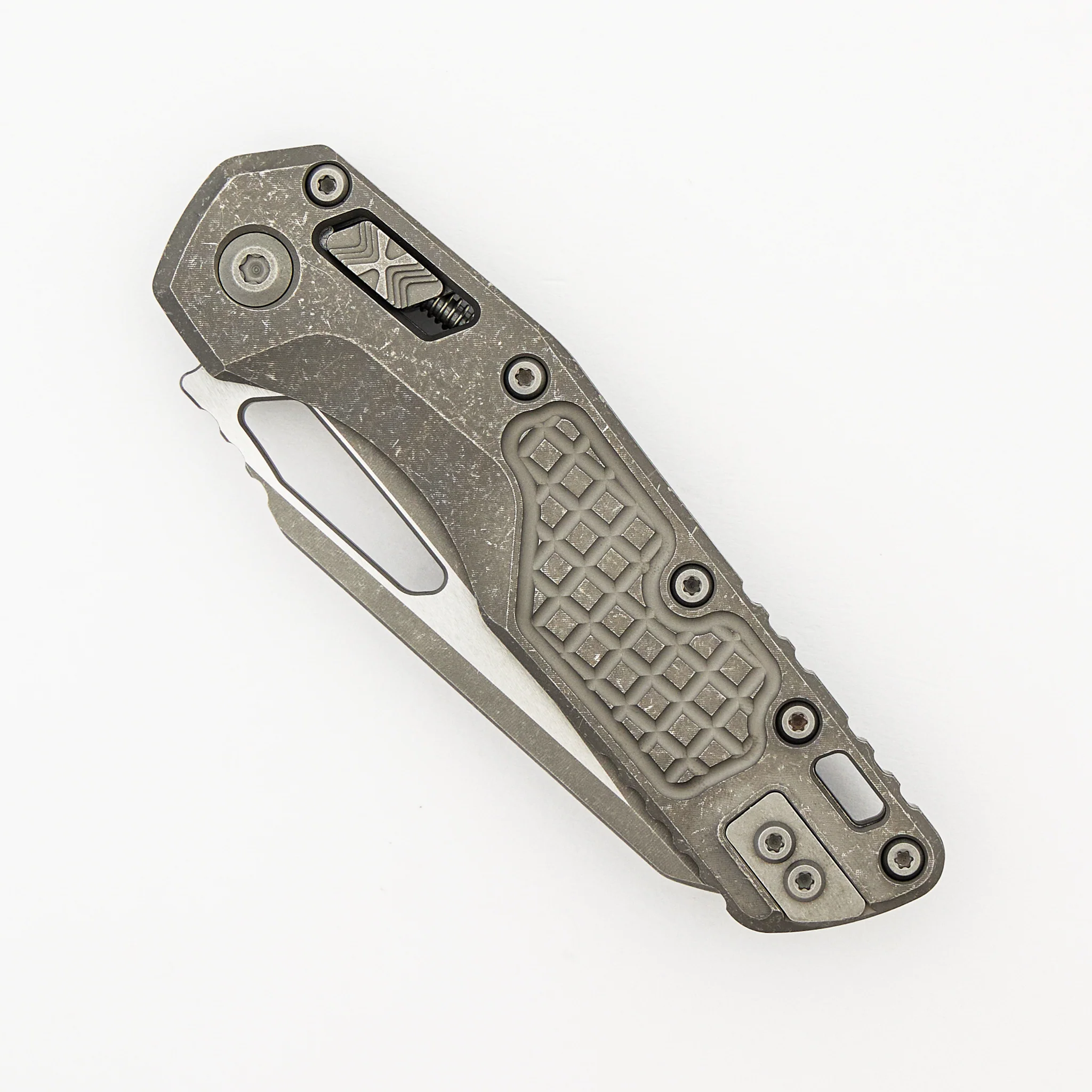 "Marfione Select" MSI - RAM-LOK - Full Serrated Apocalyptic Finish Frag Pattern Titanium 210-12APFRMS1 - Image 3