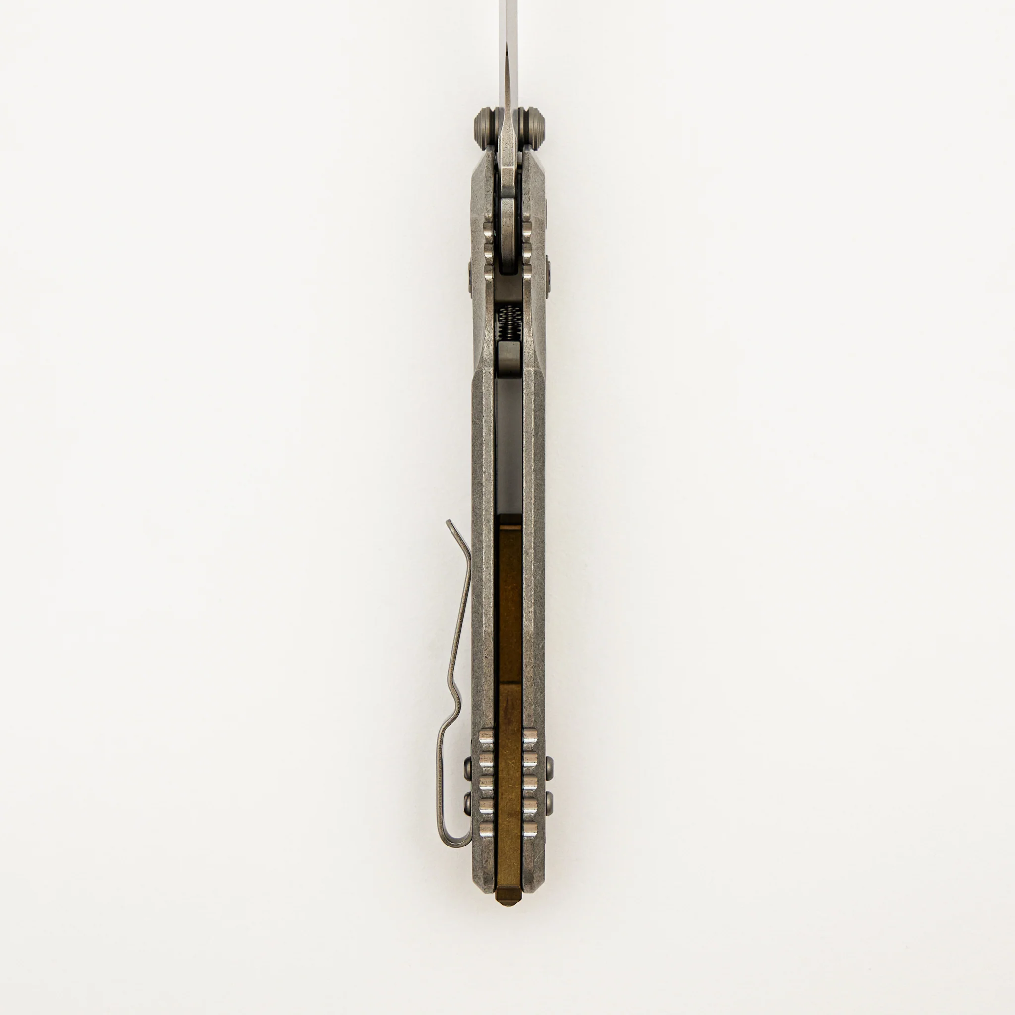 "Marfione Select" Socom RAM-LOK Spear Point Stonewash Finish Slab Side Titanium w/ Bronze Titanium Accents 160RLS-10SMS2 - Image 6