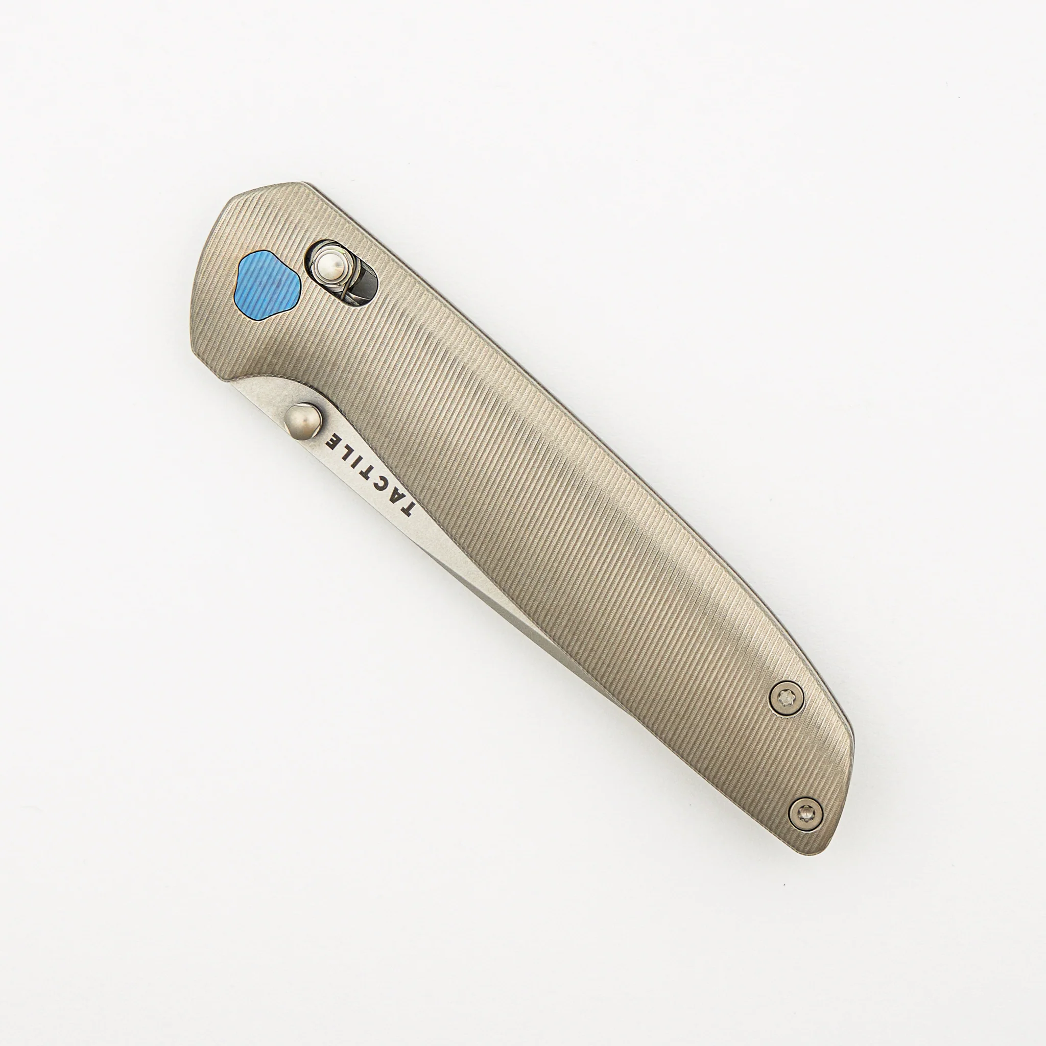 Maverick – Stonewash MagnaCut Blade – Stonewash Titanium Handle - Image 3