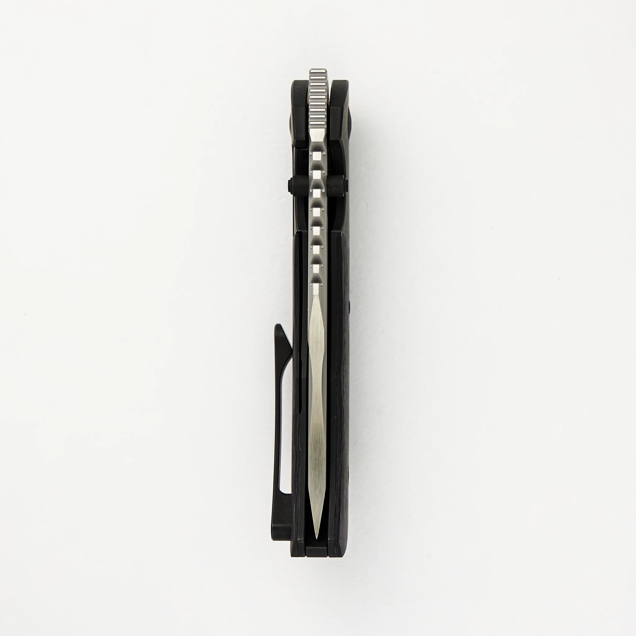 Mini Ultimatum - Hand Rub MagnaCut Blade Grind No. 2 - Purple TechnoCarbo/Black PVD Titanium - Image 5