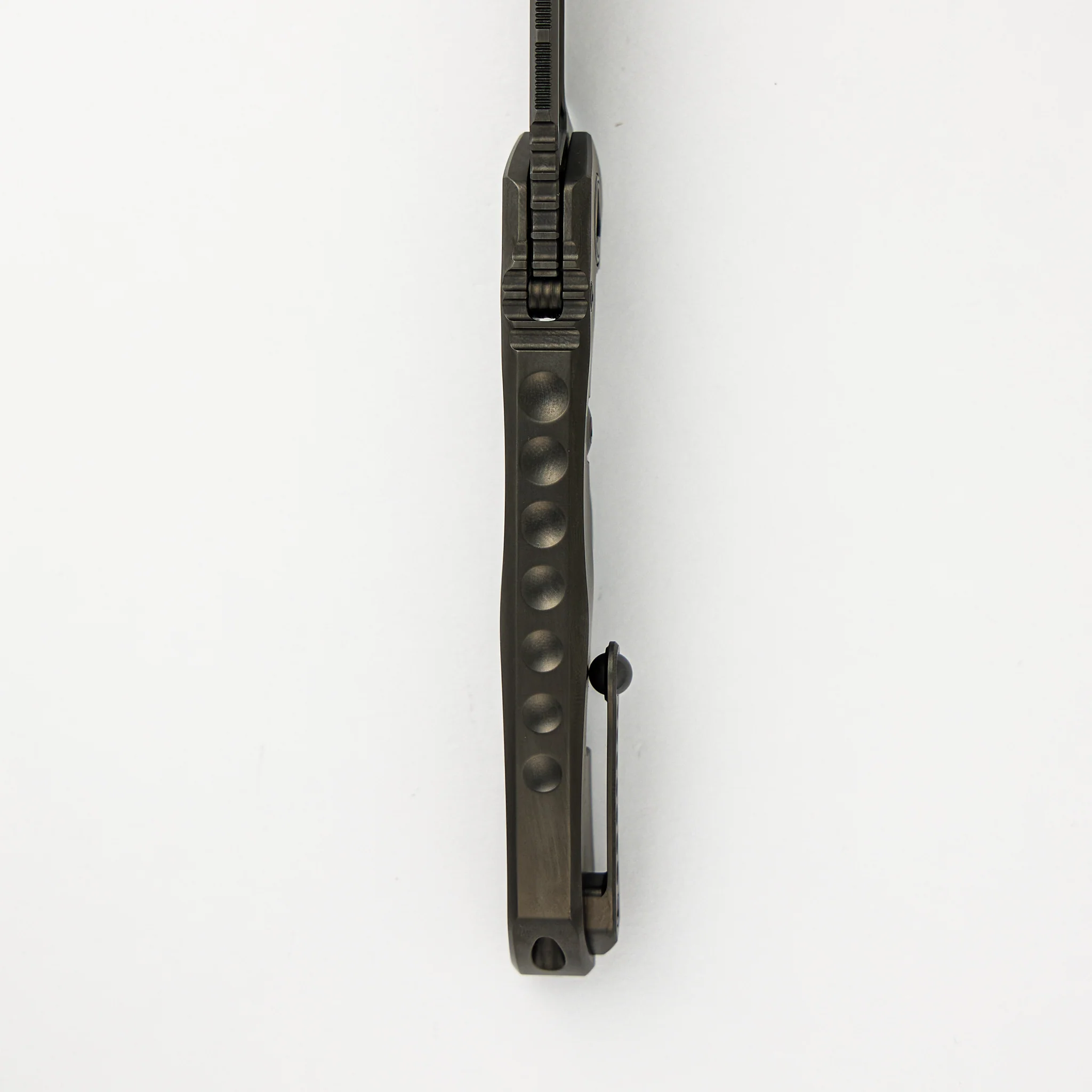 Anax – S-E DLC Titanium Handle DLC Standard DLC Titanium Pivot Collar Carbon Fiber Inlay 190C-1 DLCTCFITI - Image 7