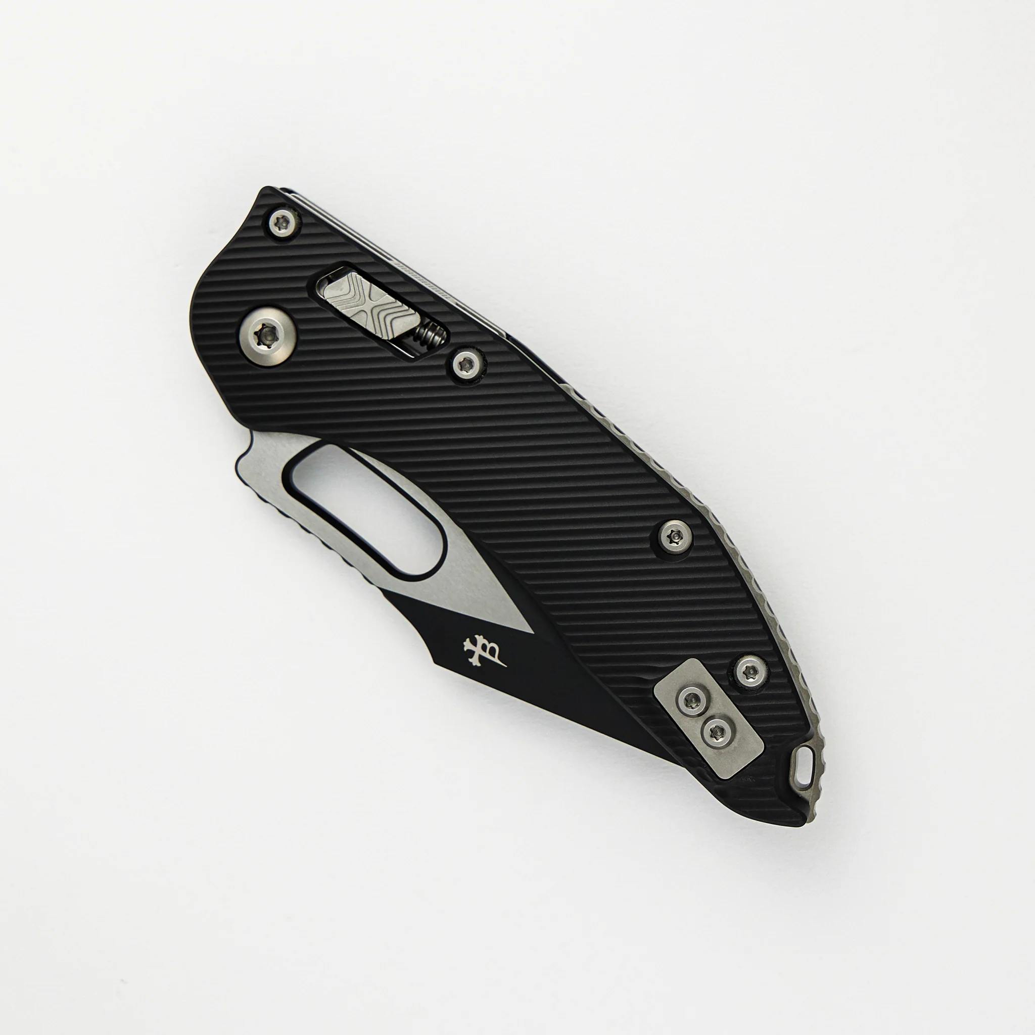 Stitch – RAM-LOK S/E Fluted Black Aluminum Partial Serrated Black Standard 169RL-2FL (Borka Blades Design) - Image 3