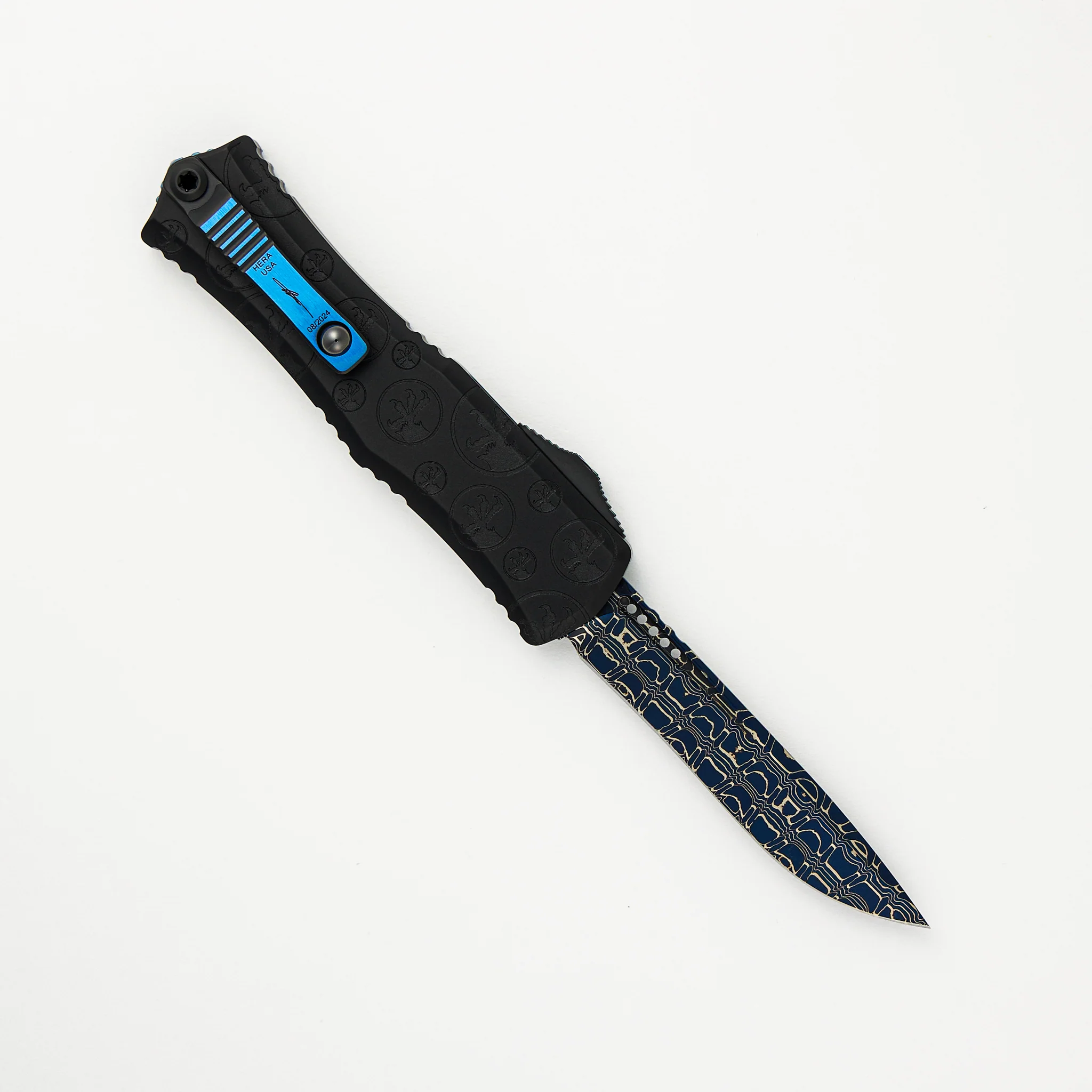 Hera II Mini Recurve Signature Series Vegas Forge Claw Burst W/ Blue Hardware 1705M-16MS1 - Image 2
