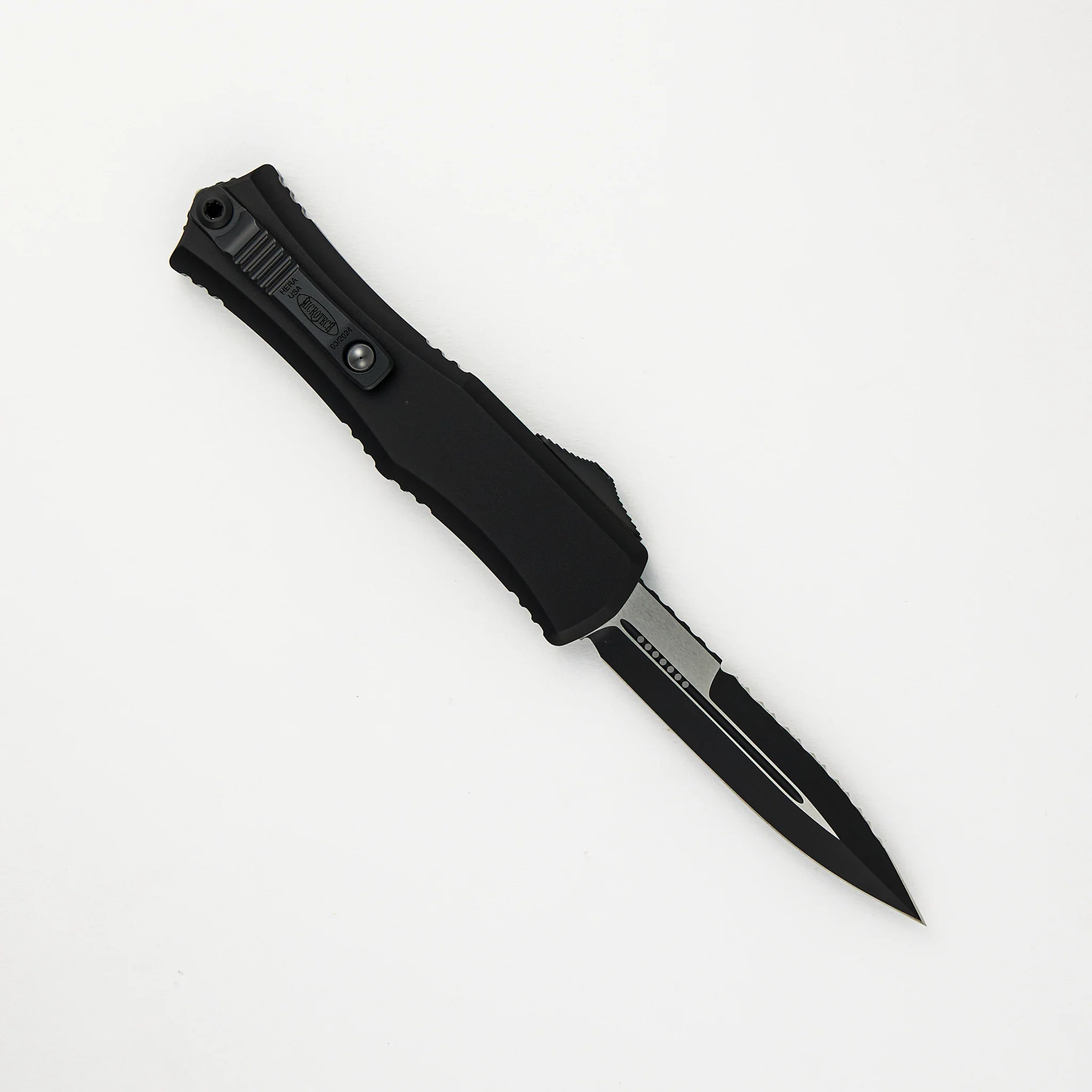 Mini Hera II Bayonet Black Full Serrated Black Standard 1701M-3T - Image 2
