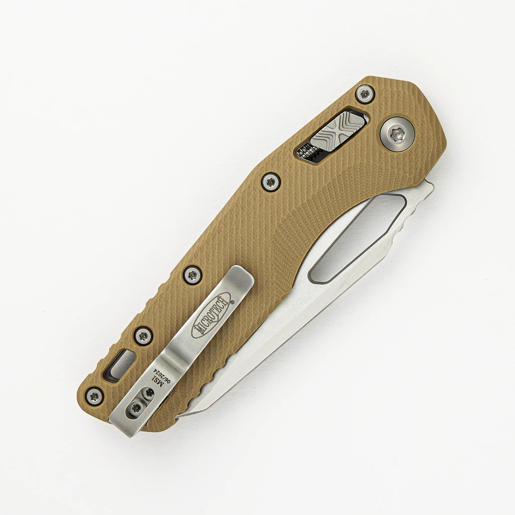 MSI S/E Fluted Tan G10 Stonewash Standard 210-10 FLGTTA - Image 4