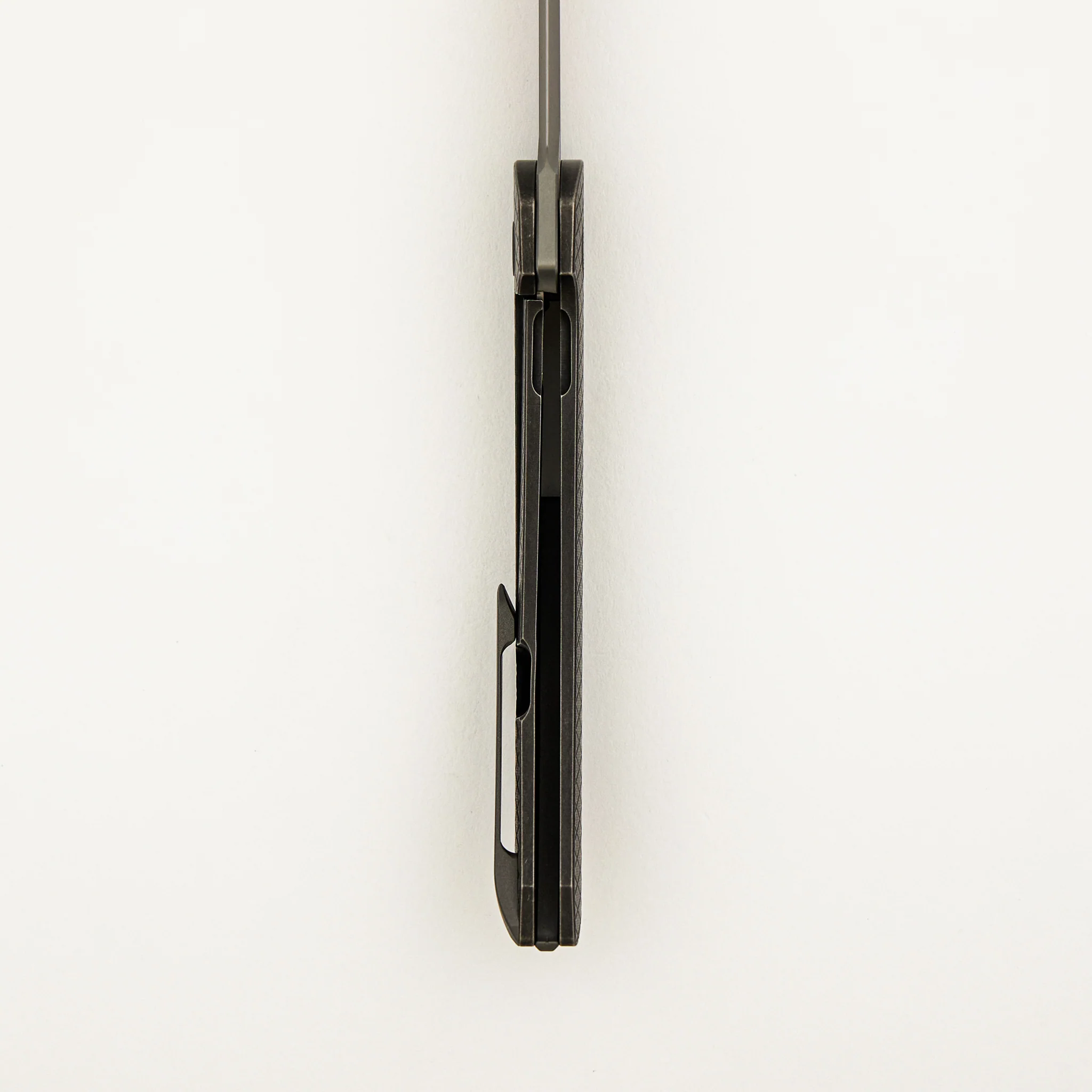 Model T Gen. 2 - Titanium Handle W/ Salmiakki Milling - RWL-34 Blade - Blasted Accents - Image 6