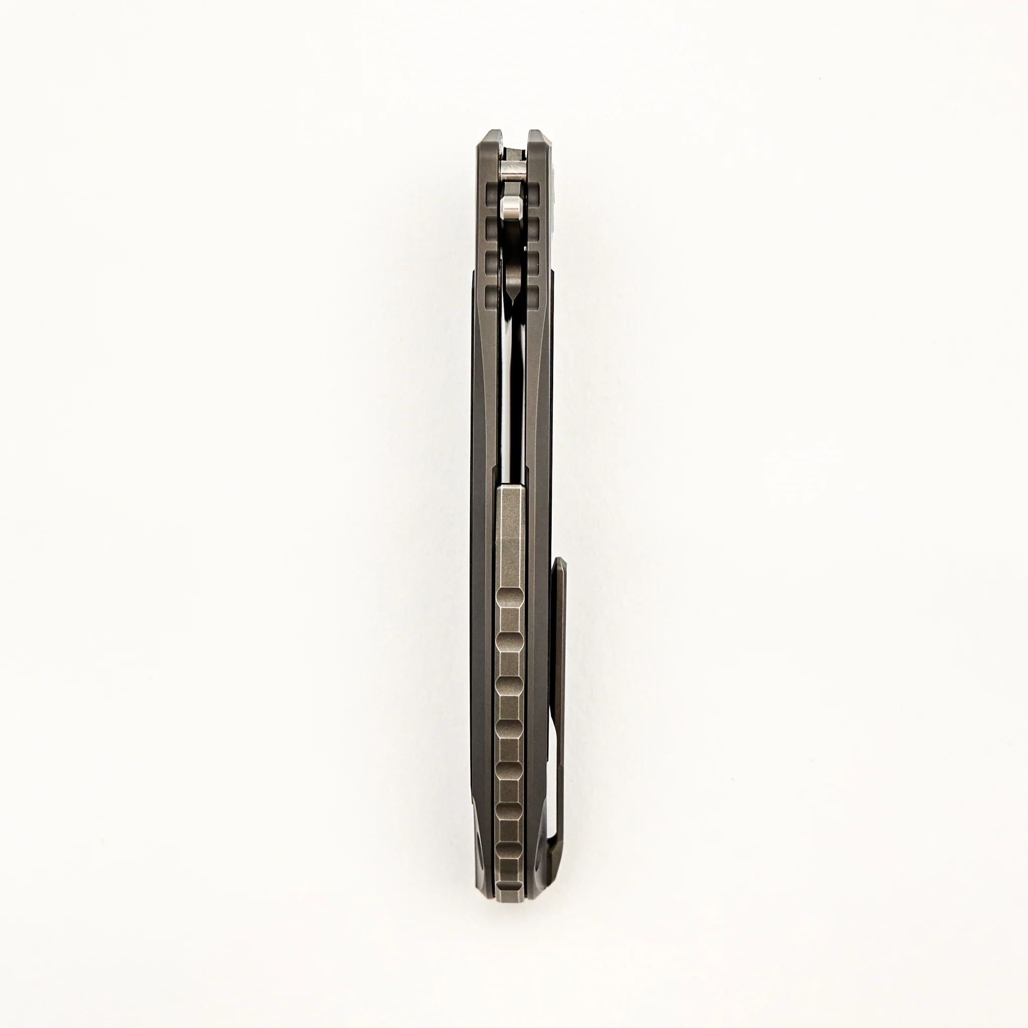 Molten Overkill - MagnaCut Blade - Titanium Handle W/ Lava & Ash CarboTi Inlays - SRRBS (RJ Martin Design) - Image 7