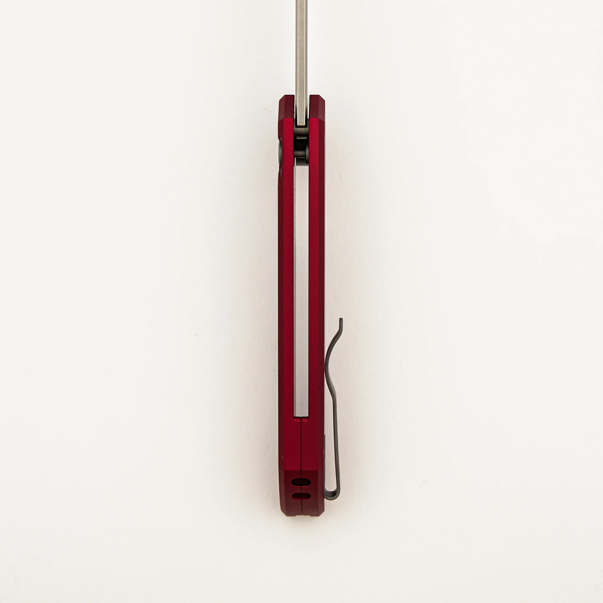 Mordax - MX101-RED - Solid Red Handle - Stonewash CPM-20CV Blade - Image 7