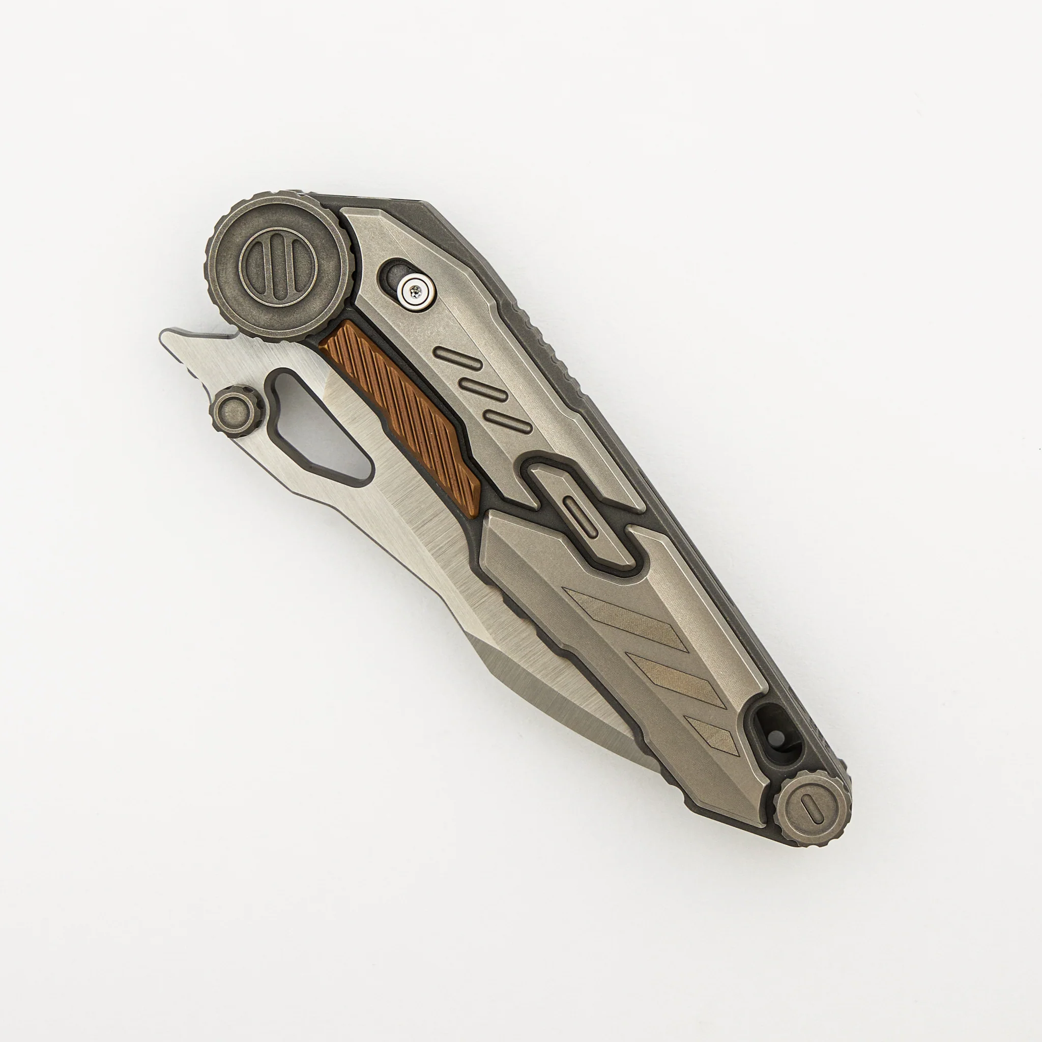 MTSS - Stonewash/Bronze Anodized Titanium Handle - Vanax Blade - Image 3