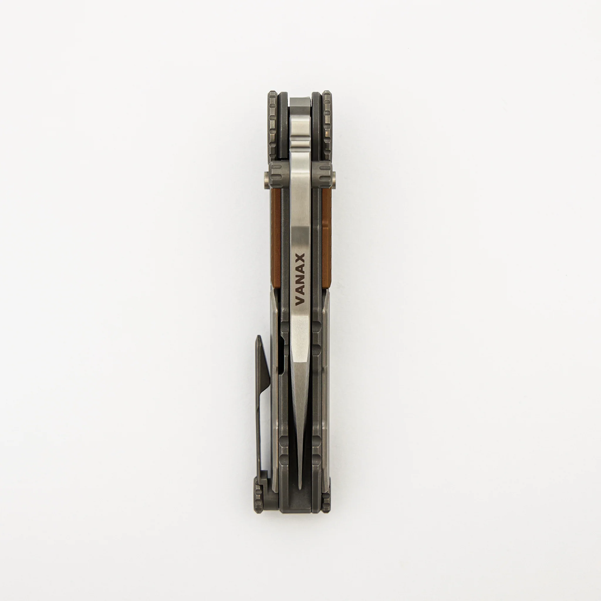 MTSS - Stonewash/Bronze Anodized Titanium Handle - Vanax Blade - Image 5