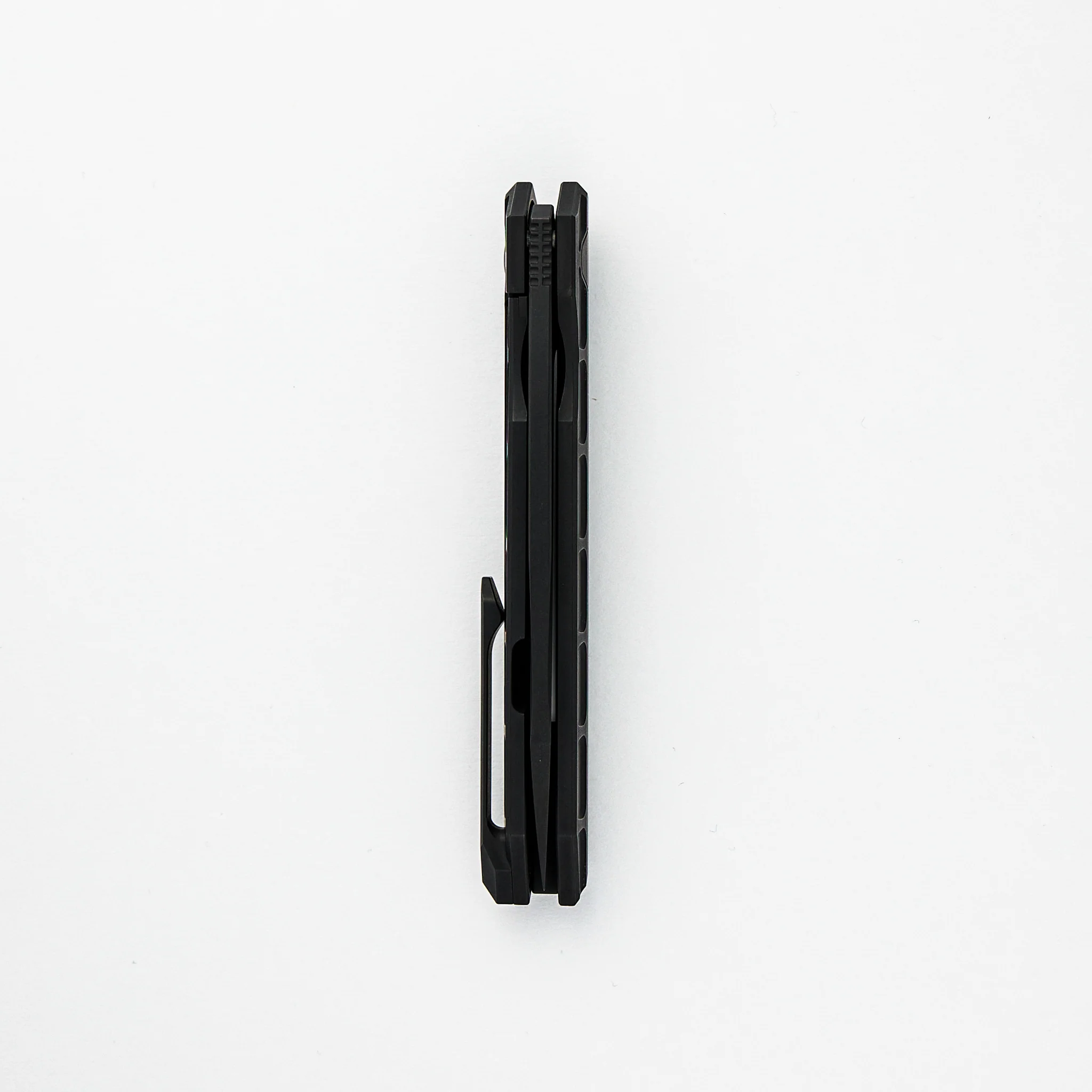 Cypher Mini – Full Tech Series – Black PVD Ti Handle – Black PVD M390 Blade - Image 5