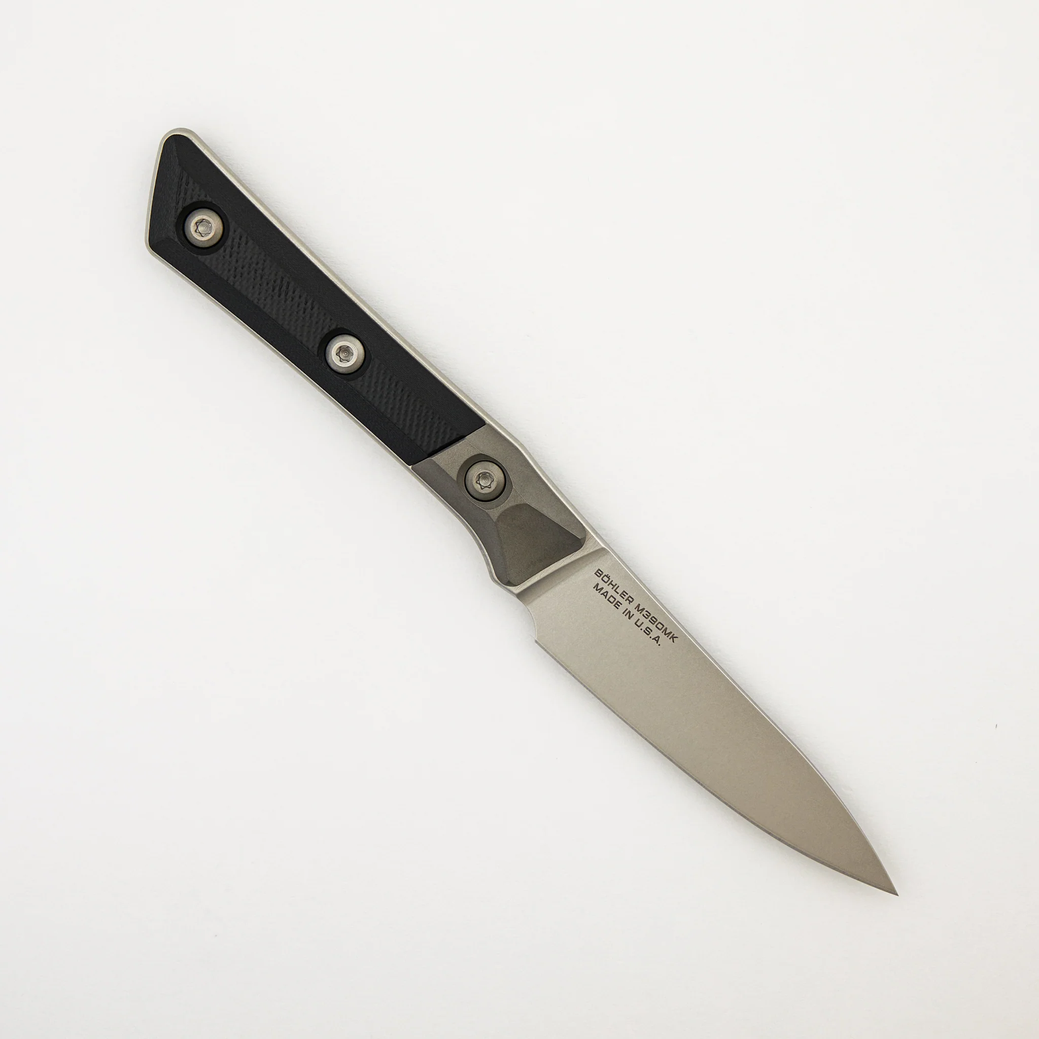 Paring Knife - G10 Black - Bead Blast Bolster - Stonewash Standard - 3500B-10 BK - Image 2
