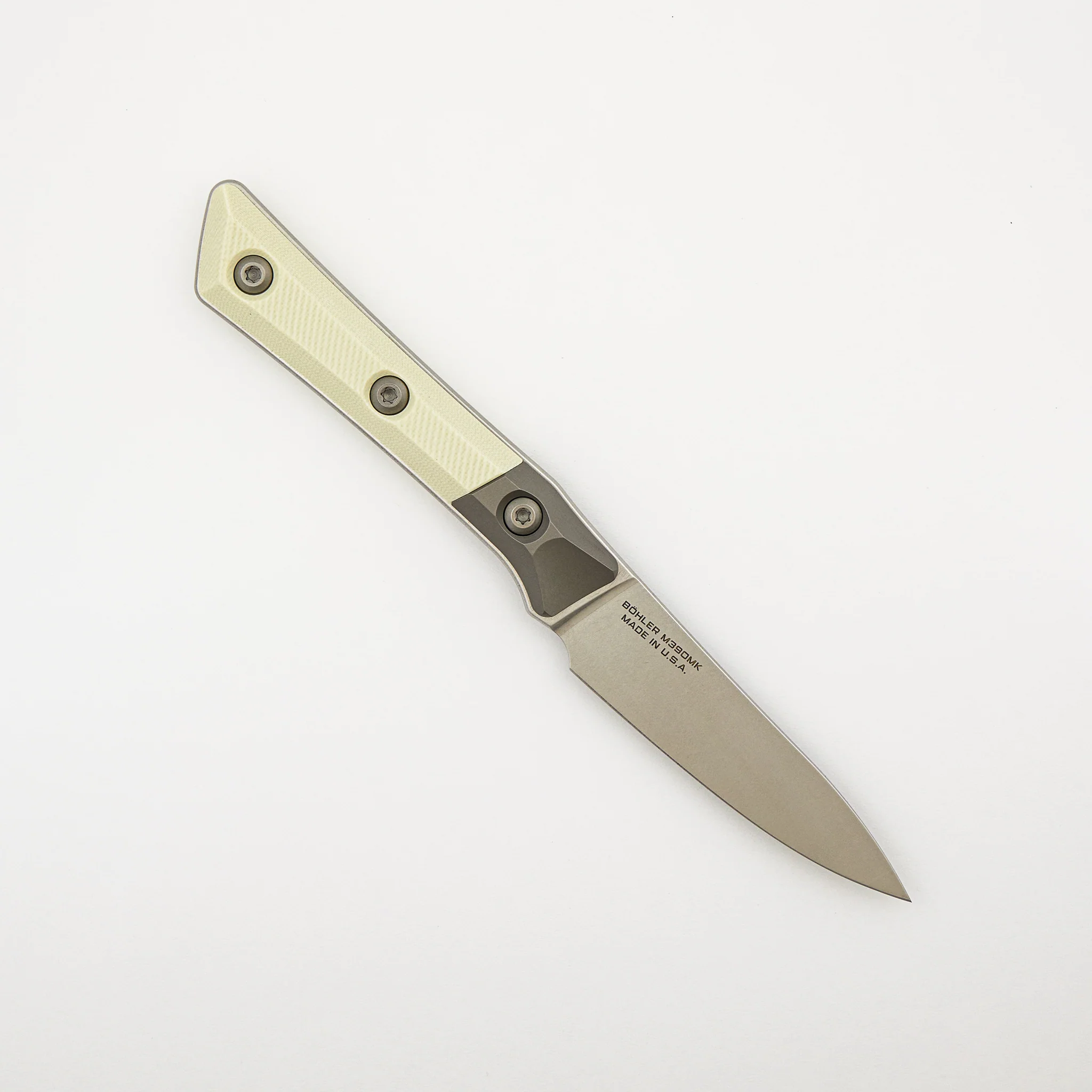 Paring Knife - G10 Ivory - Bead Blast Bolster - Stonewash Standard - 3500B-10 IV - Image 2