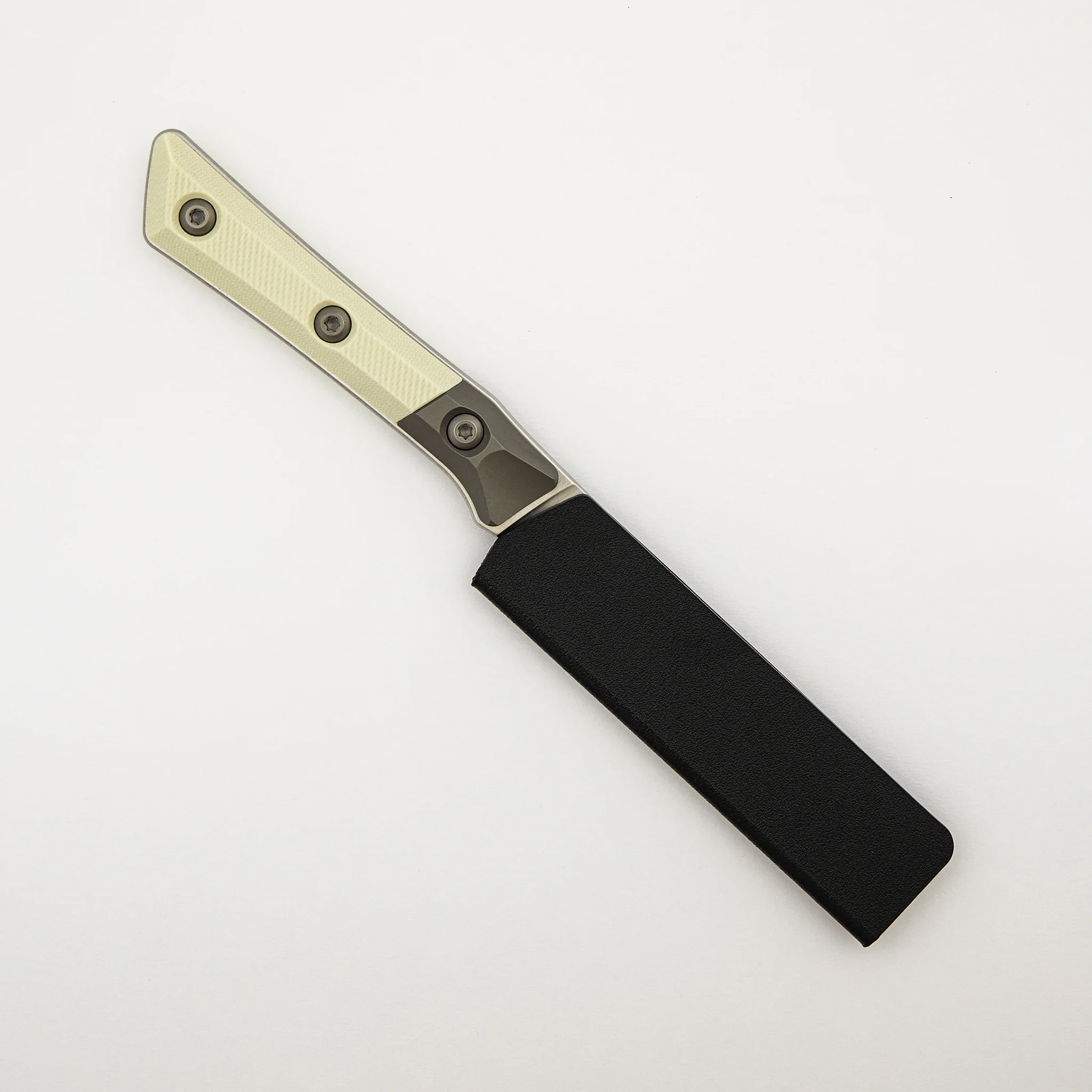 Paring Knife - G10 Ivory - Bead Blast Bolster - Stonewash Standard - 3500B-10 IV - Image 4