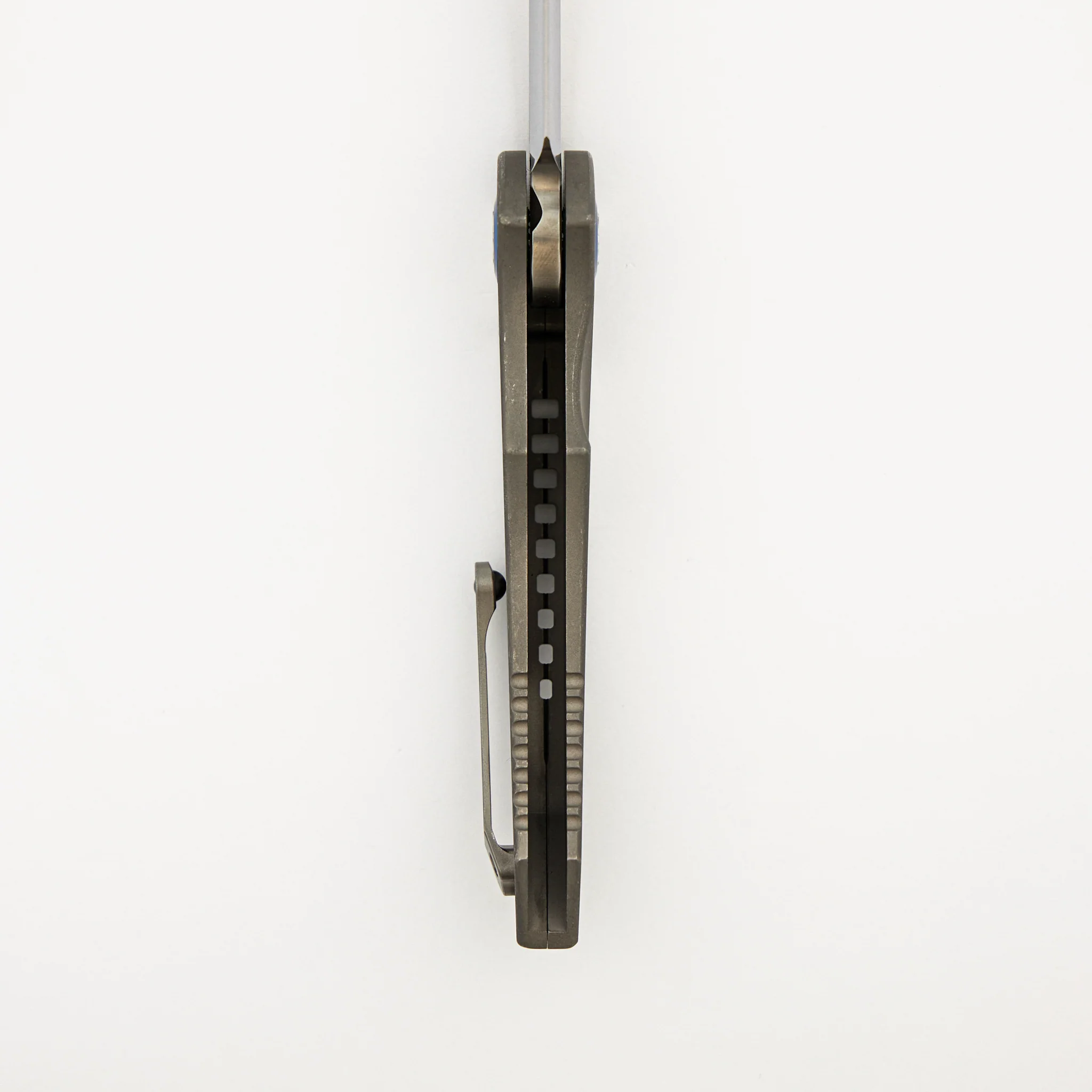 Pariah Manual - S/E Mirror Polish Hefted Titanium Chassis W/ MOP Inlays S/N 0023 - Image 6