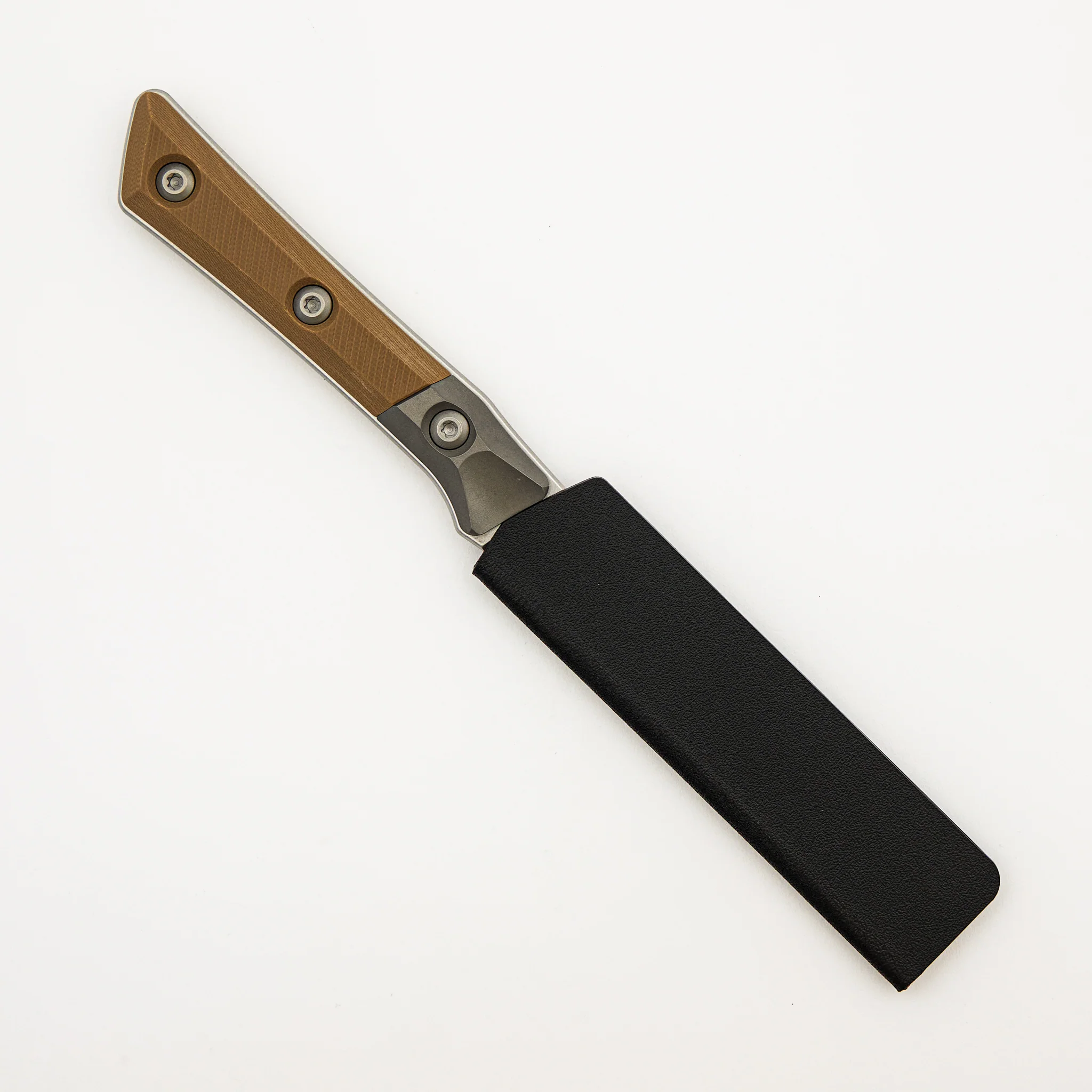 Paring Knife - G10 Coyote Tan - Bead Blast Bolster - Stonewash Standard - 3500B-10 CE - Image 4