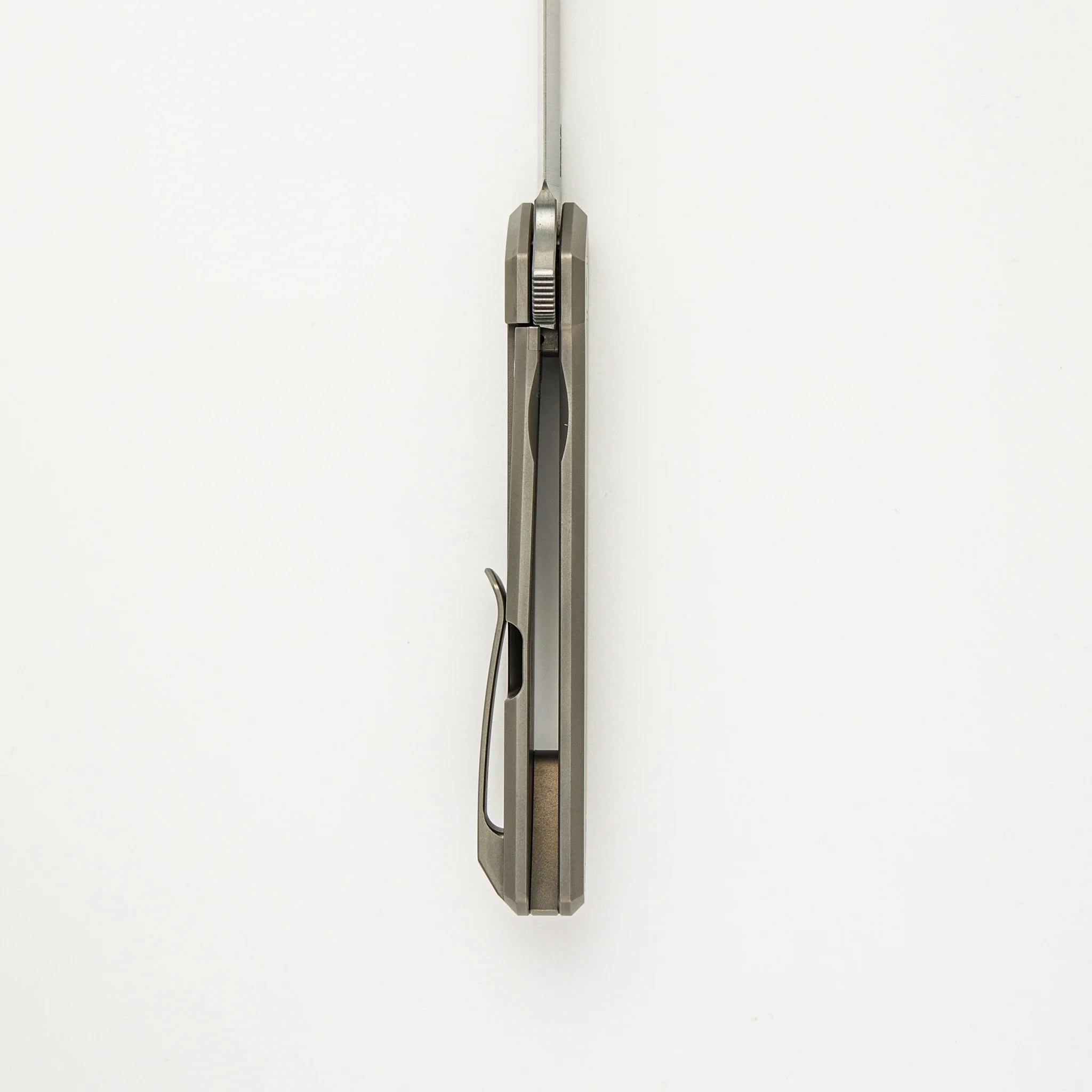 Cobra - Bead Blast Titanium Handle - Belt Satin CPM-M4 Blade - Image 6