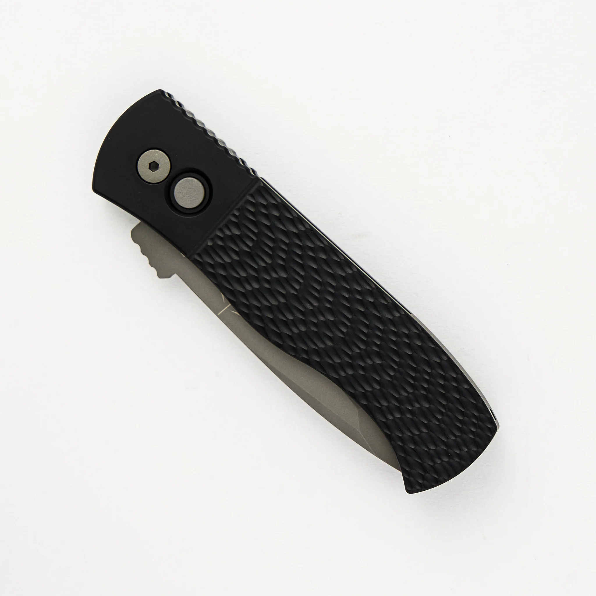 CQC7 Auto – Black Textured Handle – Blasted Tanto Blade – E7T05 (Emerson Design) - Image 3