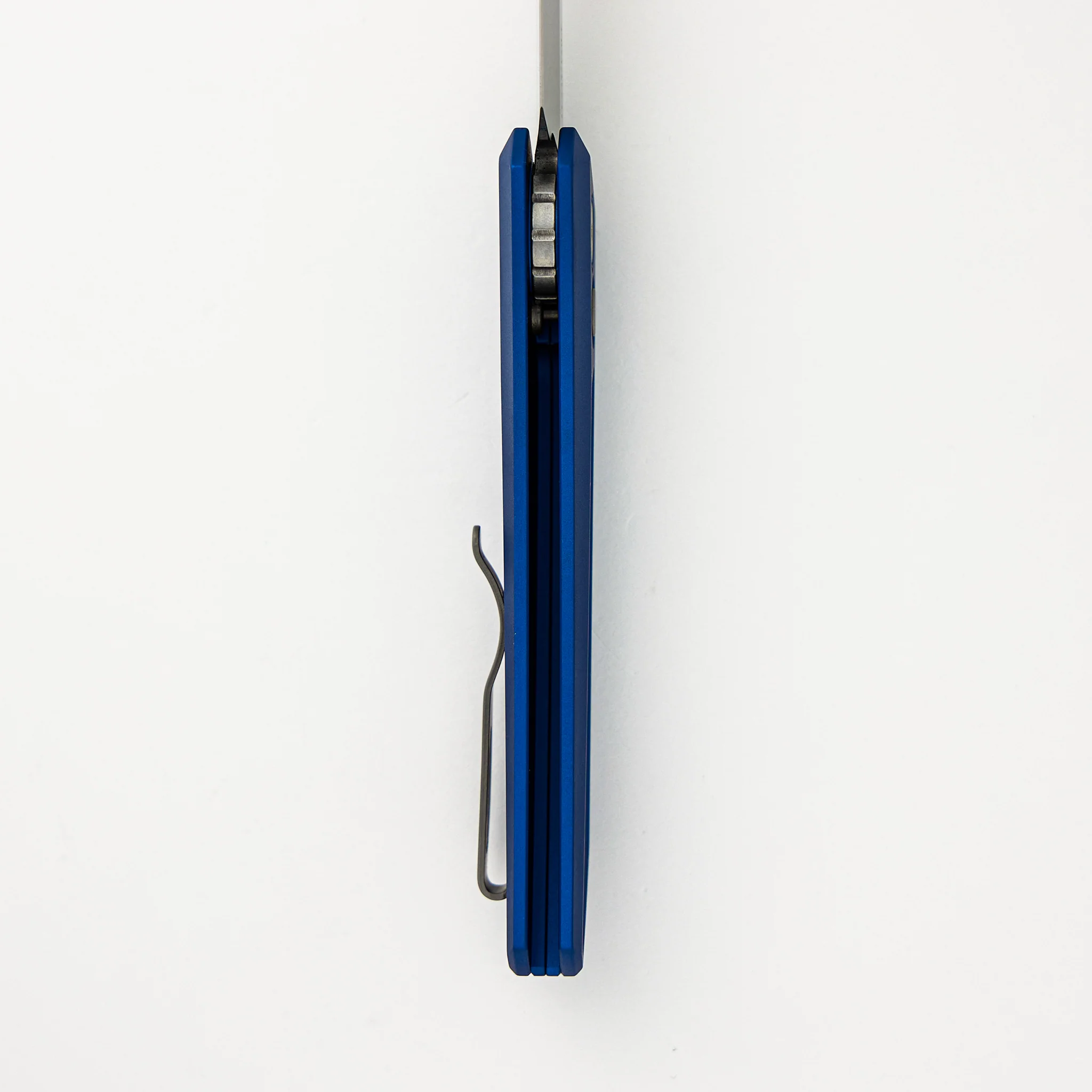 Oligarch - Blue Aluminum Handle - Stonwashed MagnaCut Blade DS101-BLUE (Sinkevich Design) - Image 6