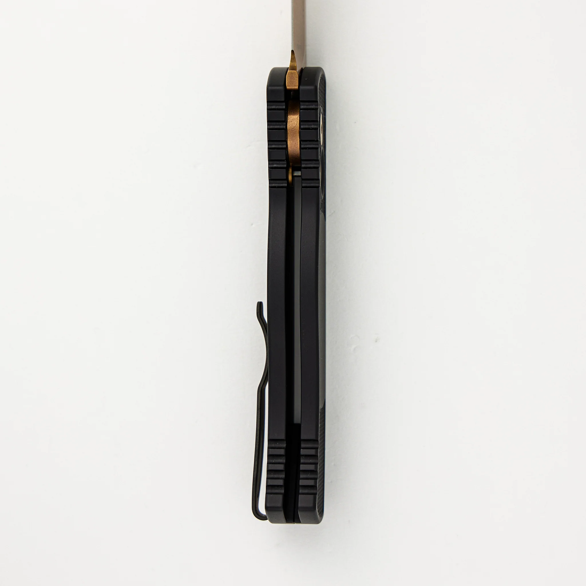 Tactical Response 2 - Black Handle With Textured Corners - Rose Gold MagnaCut Blade T203-RG - Image 6