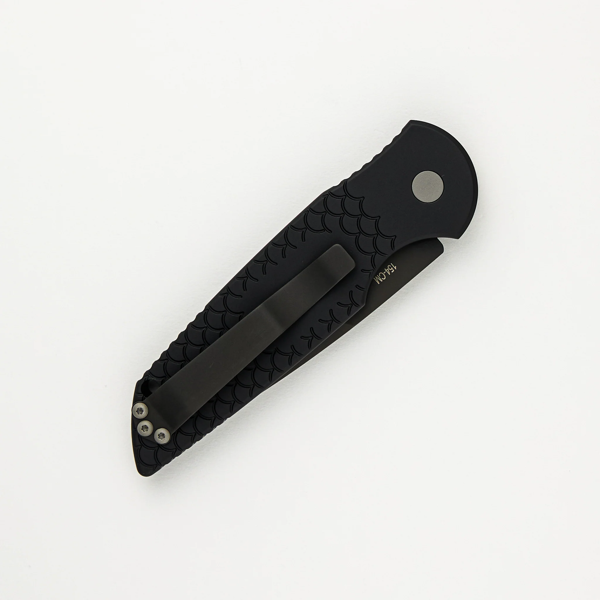 Tactical Response 3 - TR-3 X1 - Black "Fish Scale" Handle - DLC Black 154CM Blade - Image 4