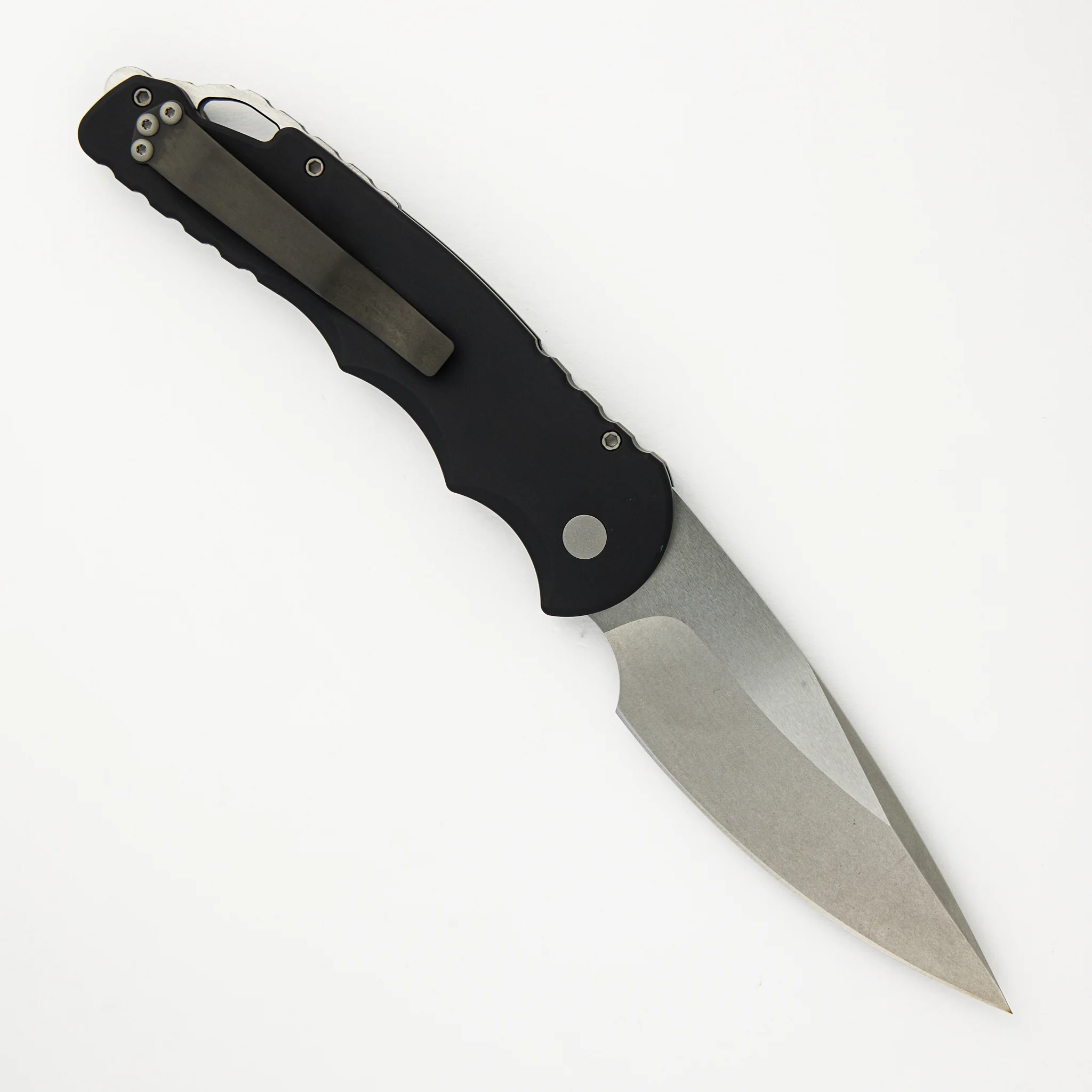 Tactical Response 4 - Black Aluminum Handle - Stonewash 154CM Blade - TR-4.1 - Image 2