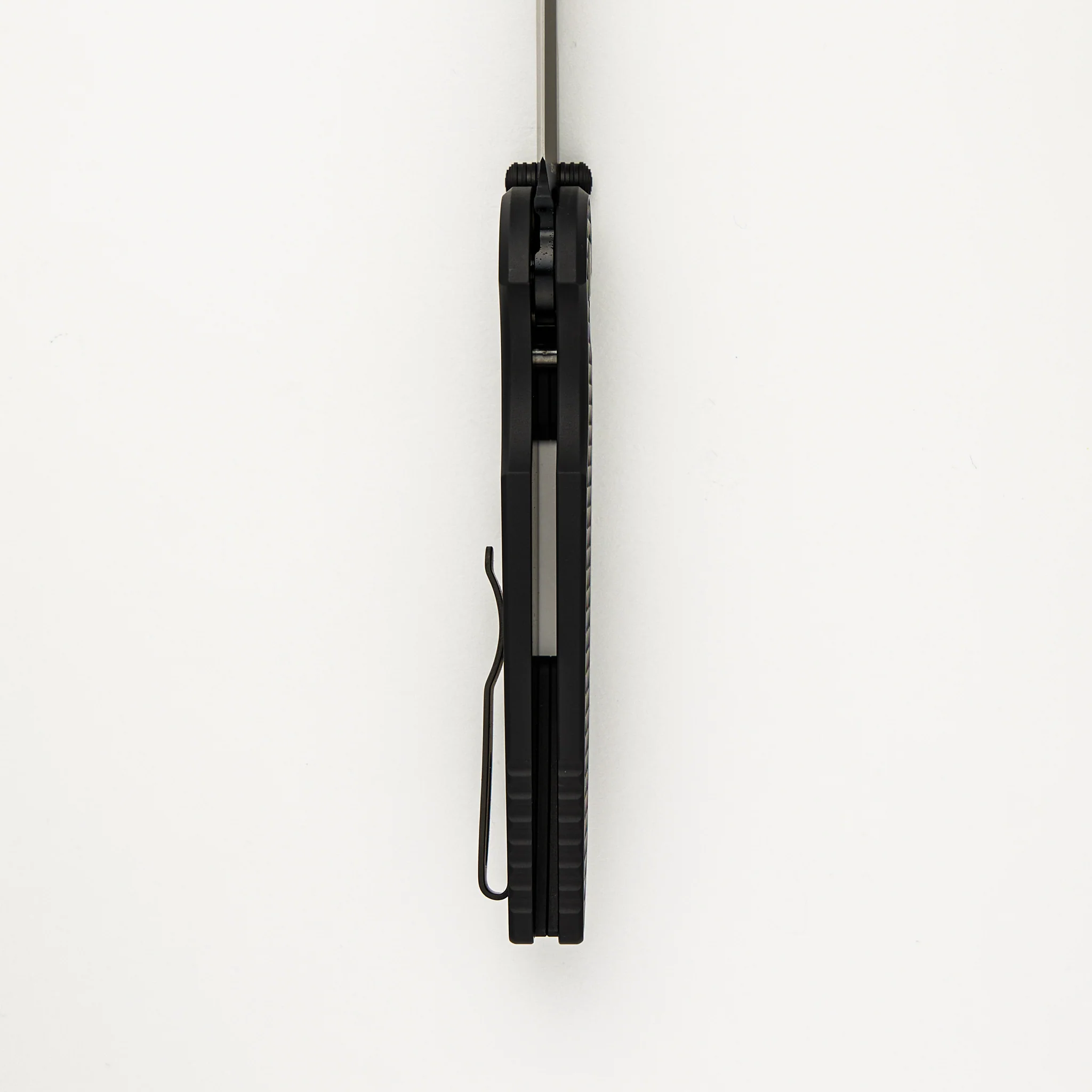 TR-3 Integrity - Black "Relic" Textured Handle - DLC Black S35VN Blade - INT106 - Image 6