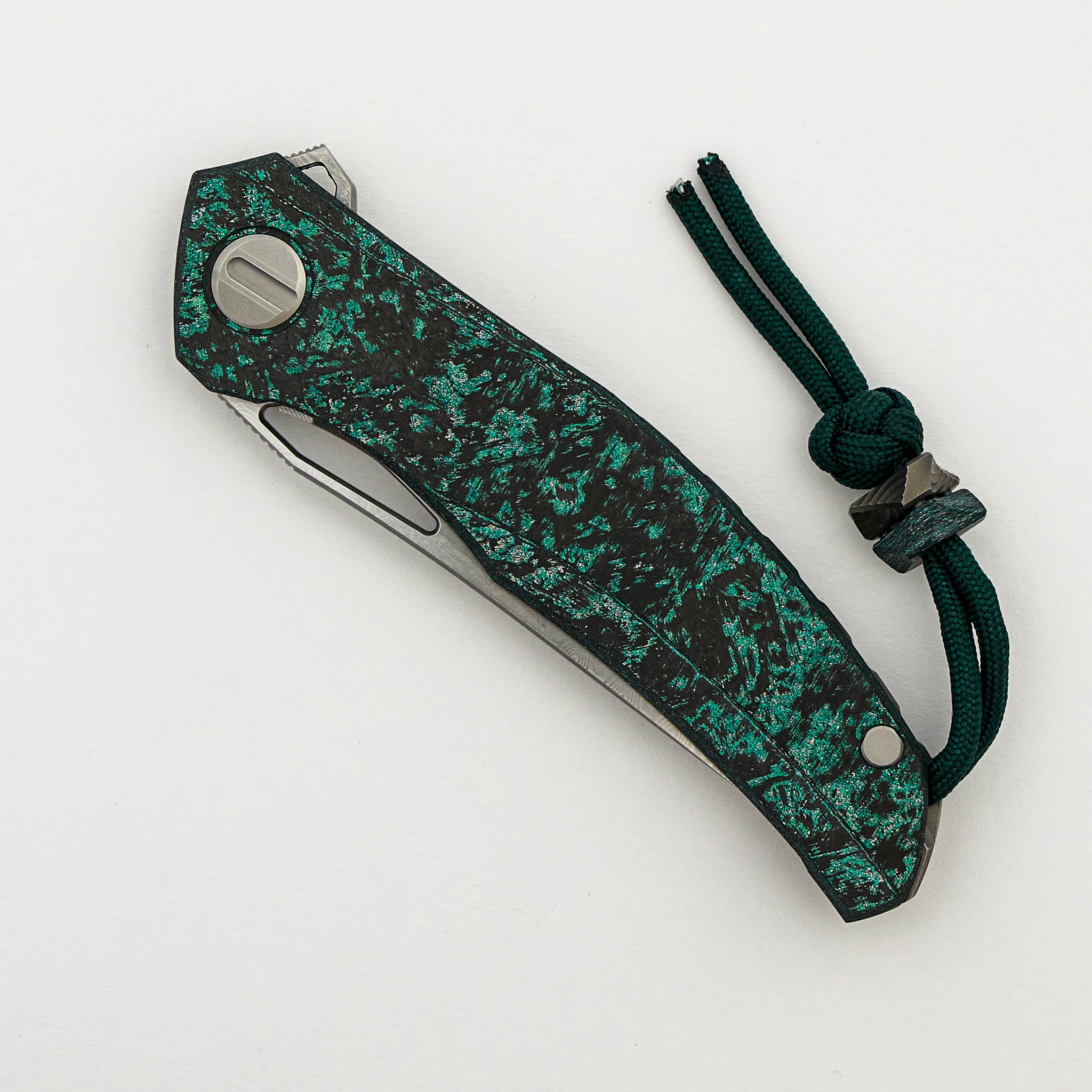 Quantium TKM - Titanium/Teal Magnetic CarboTi Handle - ZDI-E Blade - MRBS - R1 Invitational 2025 - Image 3